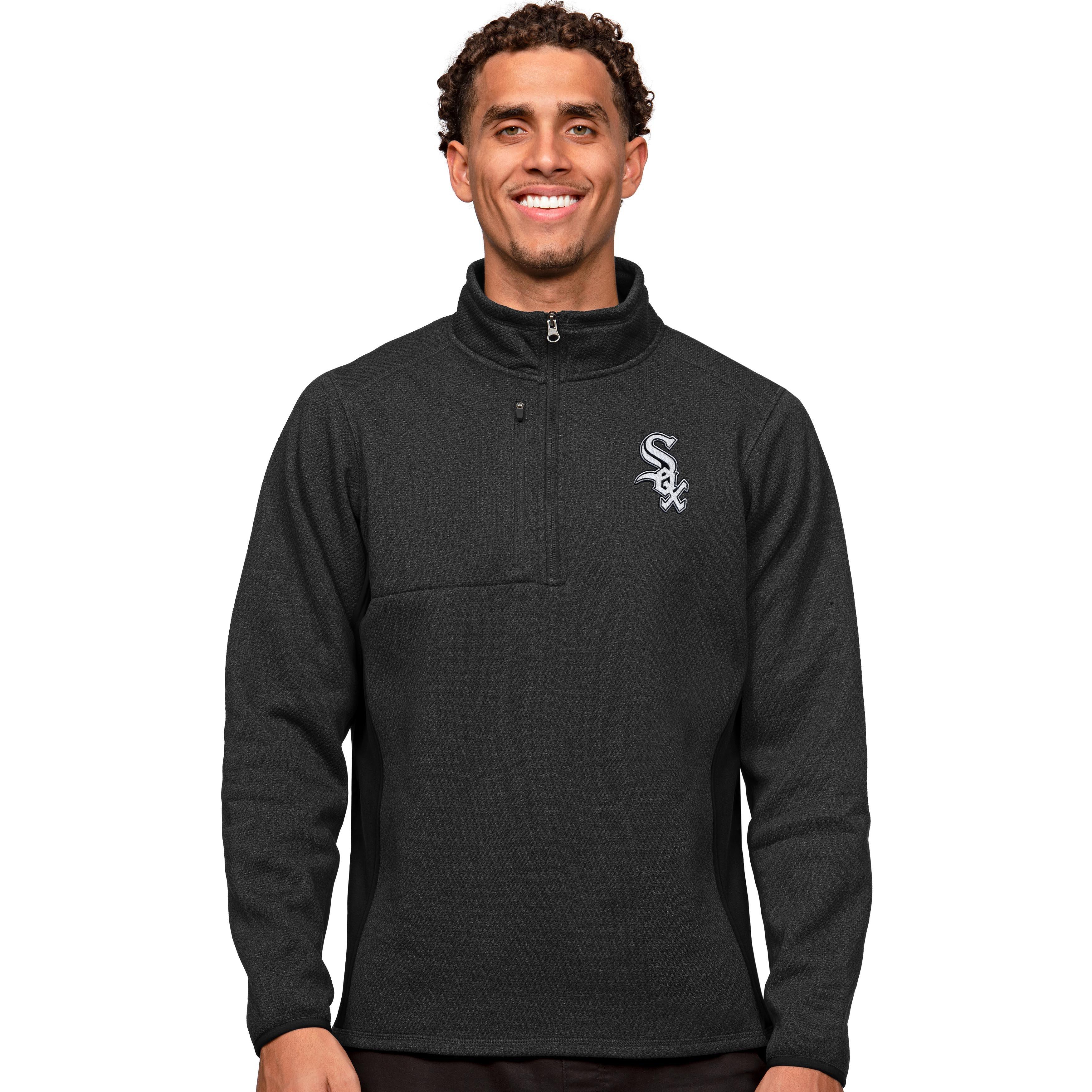 Chicago White Sox Antigua Balance Polo - Black