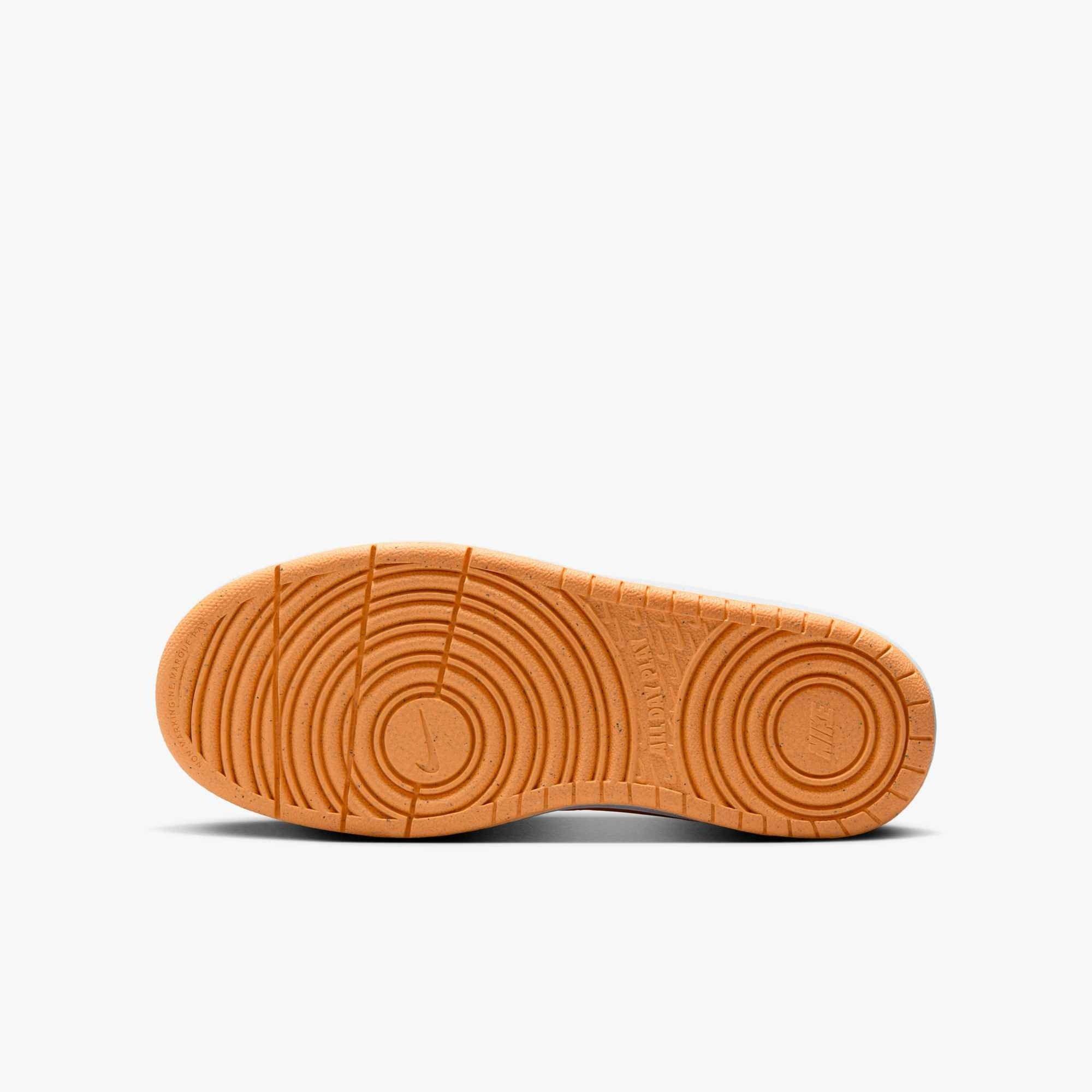 Nike Court Borough Low Recraft "White/Peach Cream" Grade School Girls' Shoe - WHITE/PEACH Thumbnail View 8