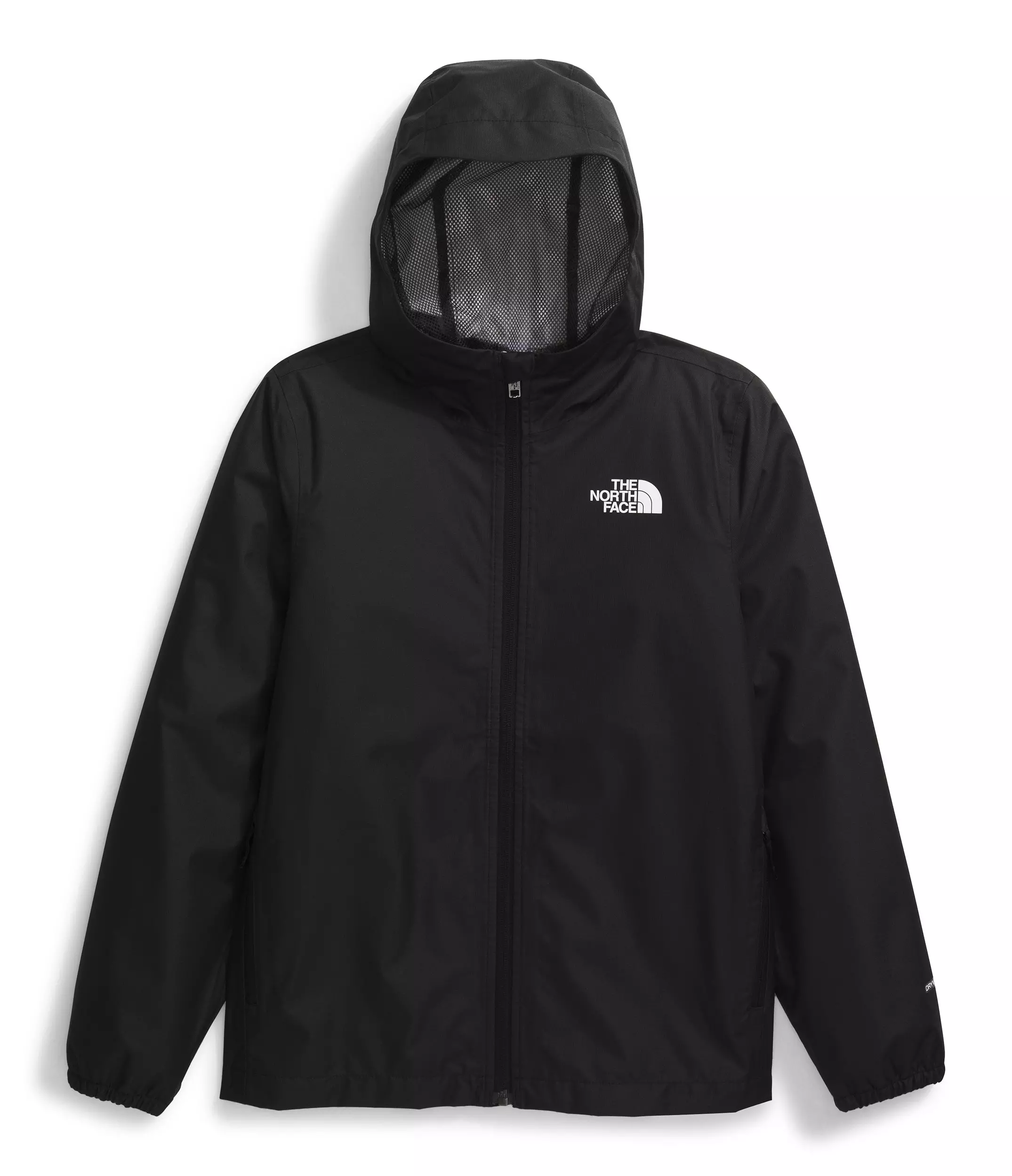 The North Face Big Kids' Zipline Rain Jacket - Black - BLACK