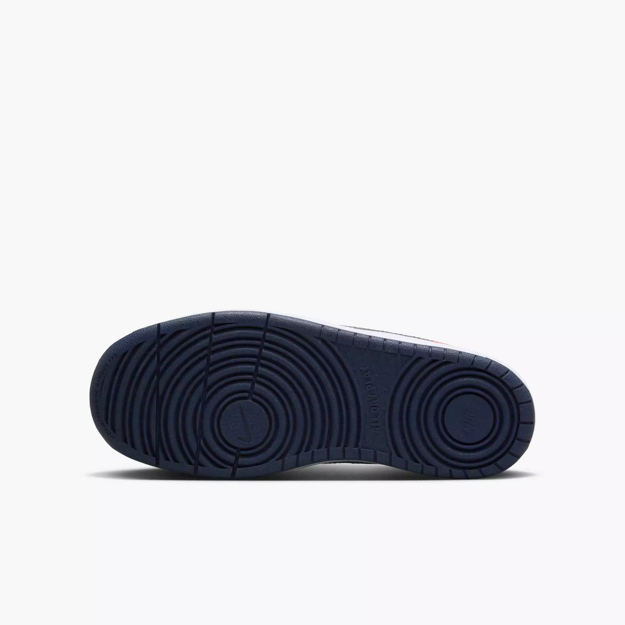 Nike Court Borough Low Recraft "White/LT Crimson/Blue Beyond/Thunder Blue" Grade School Boys' Shoe - WHITE/BLUE/RED