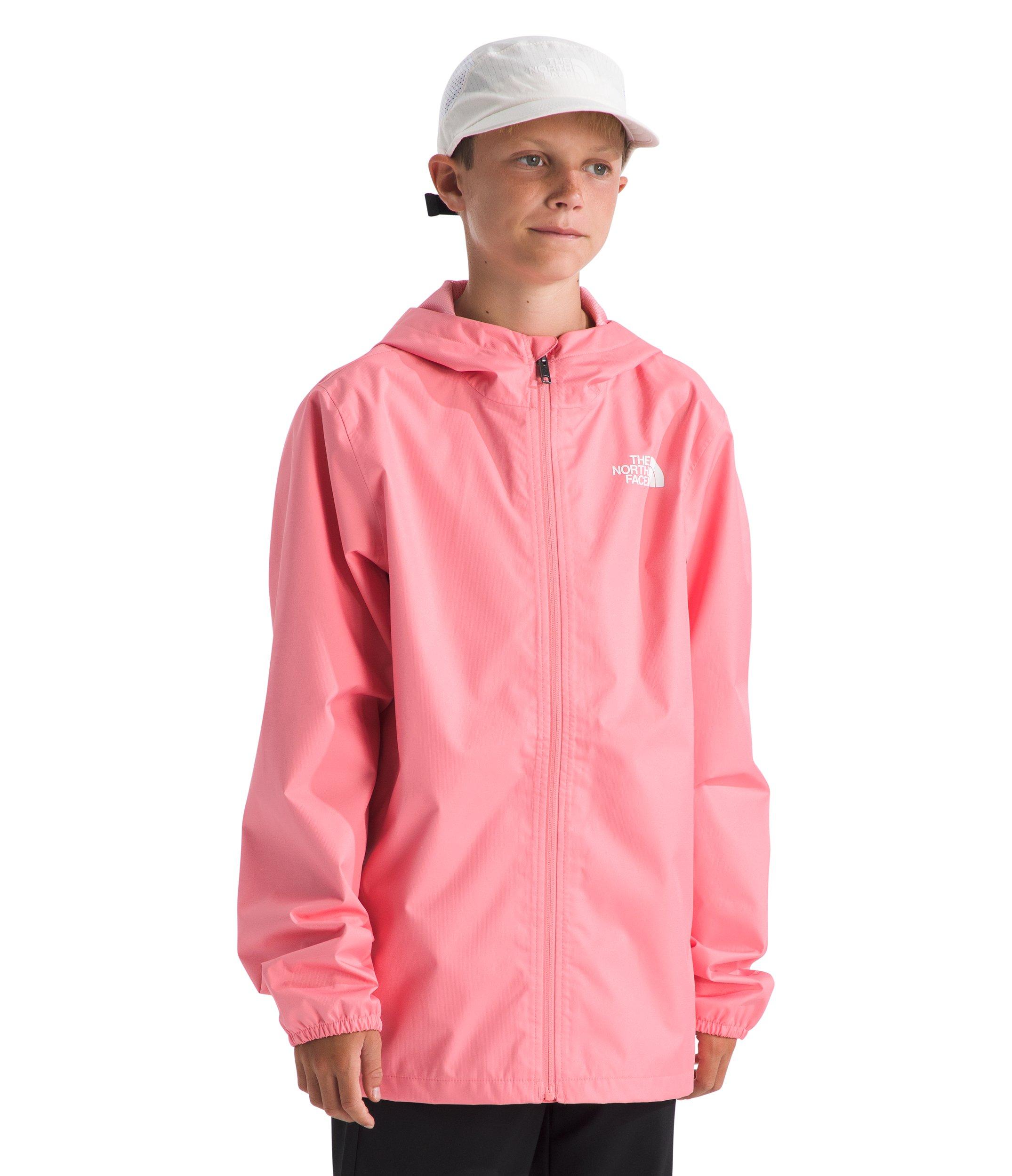 The North Face Big Kids' Zipline Rain Jacket - Coral - CORAL Thumbnail View 5