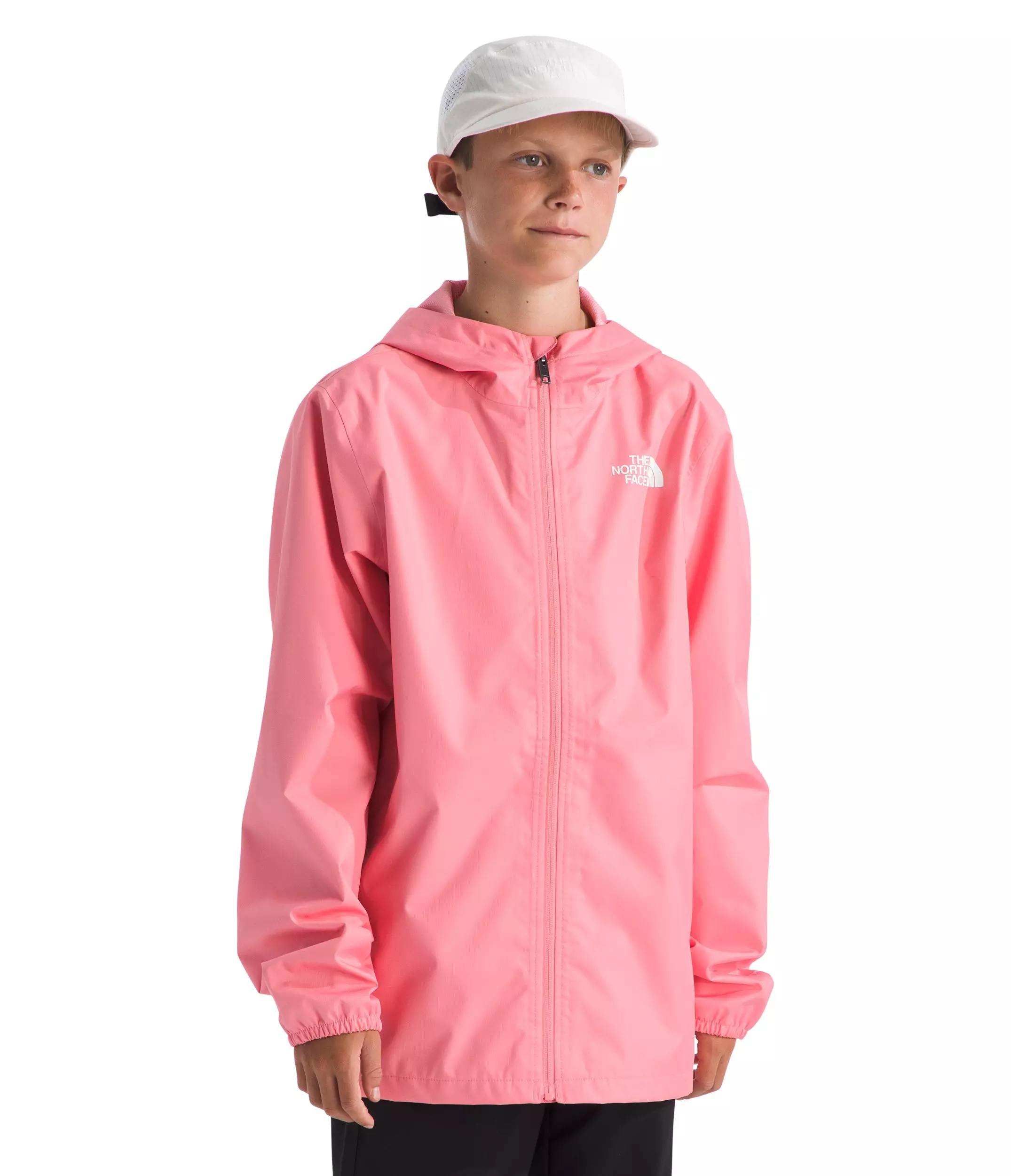 The North Face Big Kids' Zipline Rain Jacket - Coral - CORAL