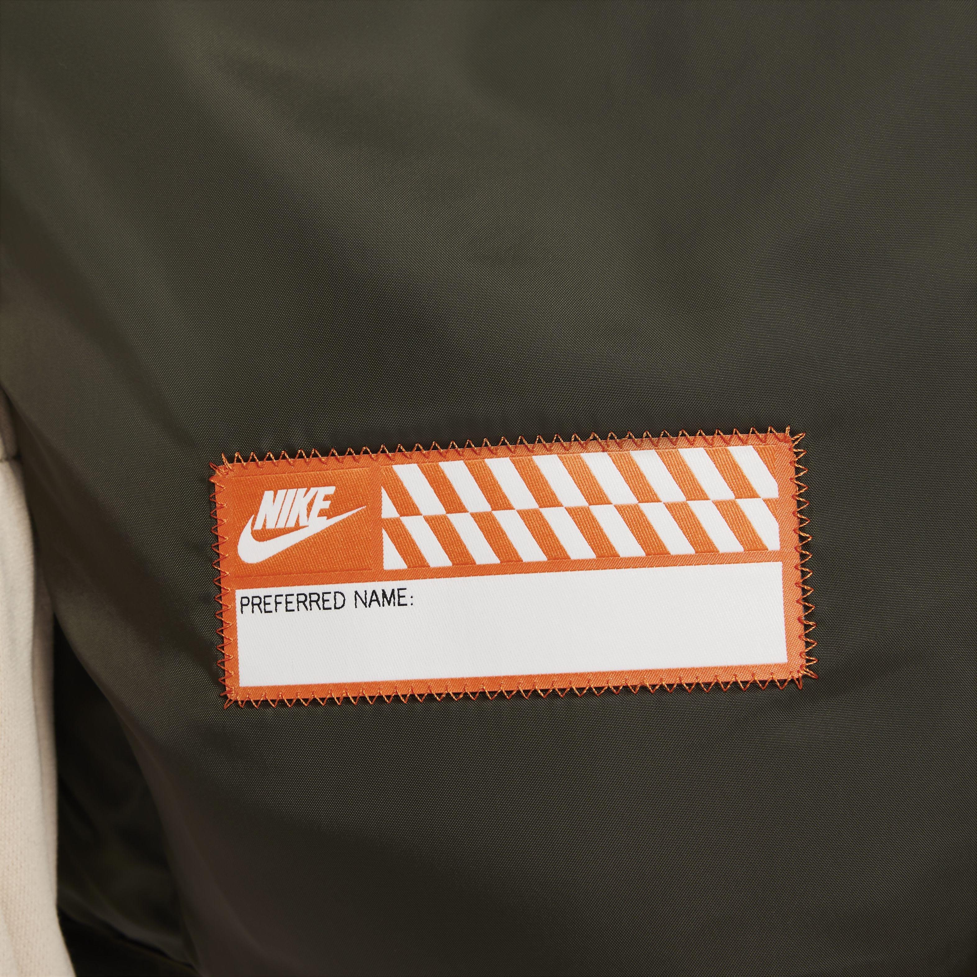 Nike Big Kids' Sportswear Lightweight Synthetic Fill Hooded Jacket - GREEN Thumbnail View 7