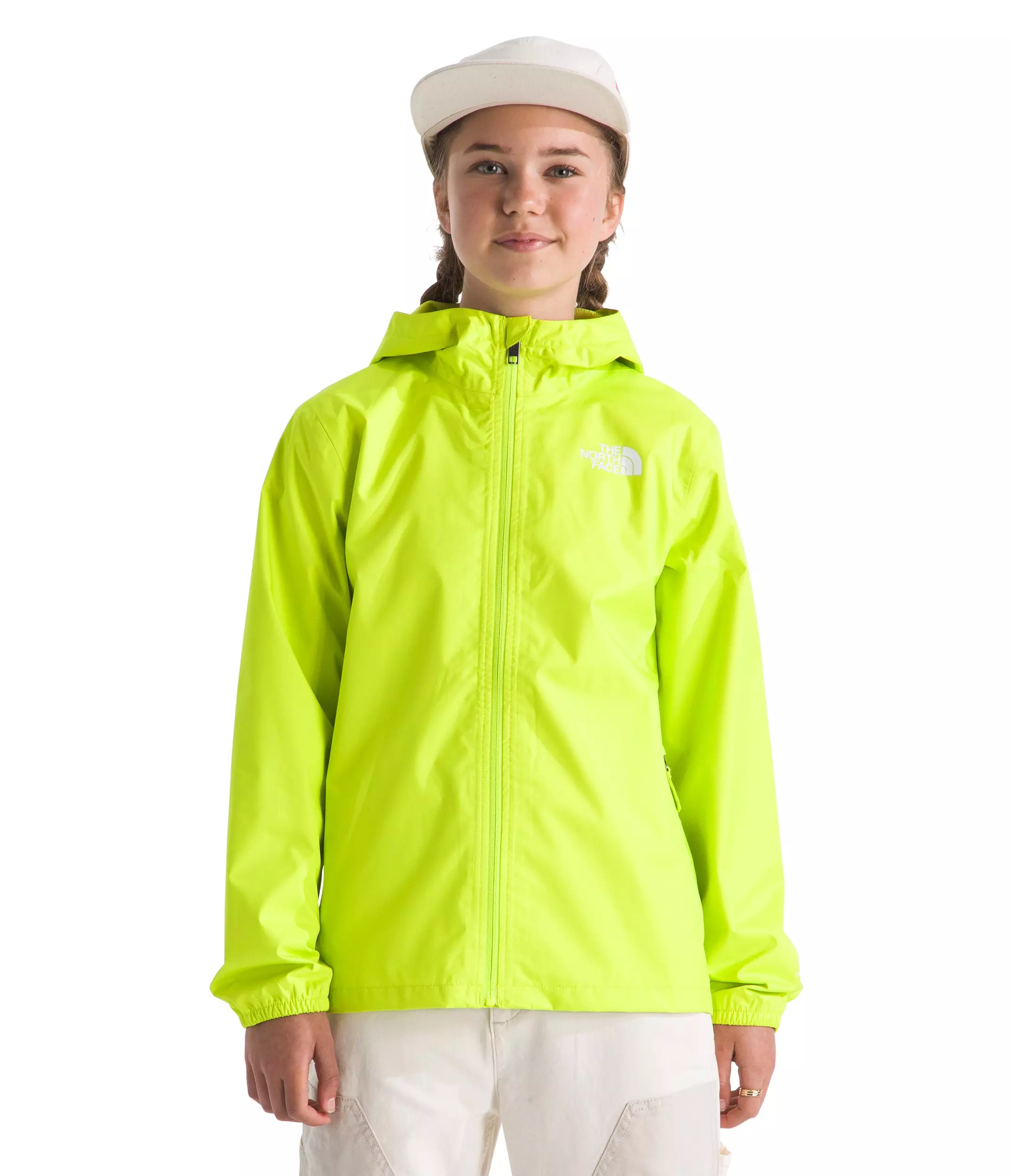 The North Face Big Kids' Zipline Rain Jacket - Neon - NEON