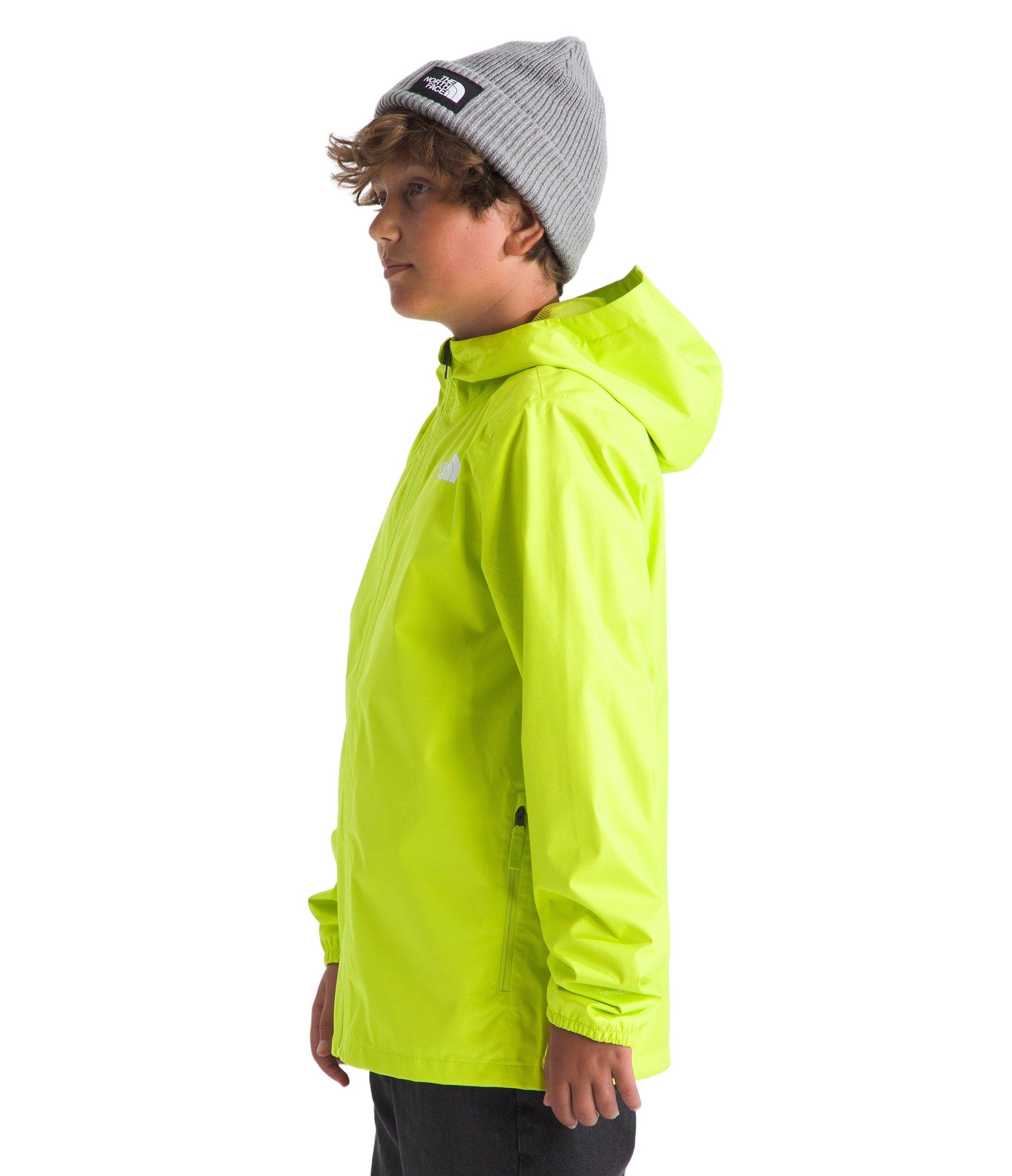 The North Face Zipline Big Kids' Neon Rain Jacket
