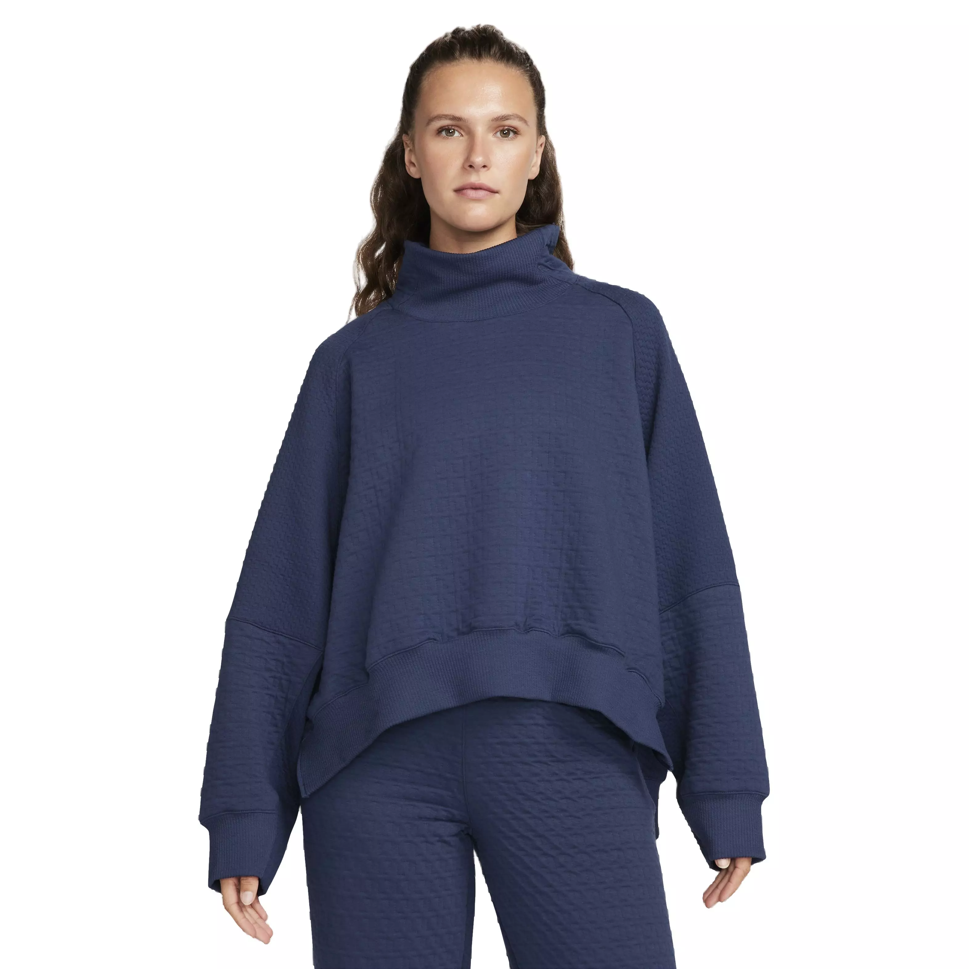Nike Women's Yoga Therma-FIT Top - BLUE