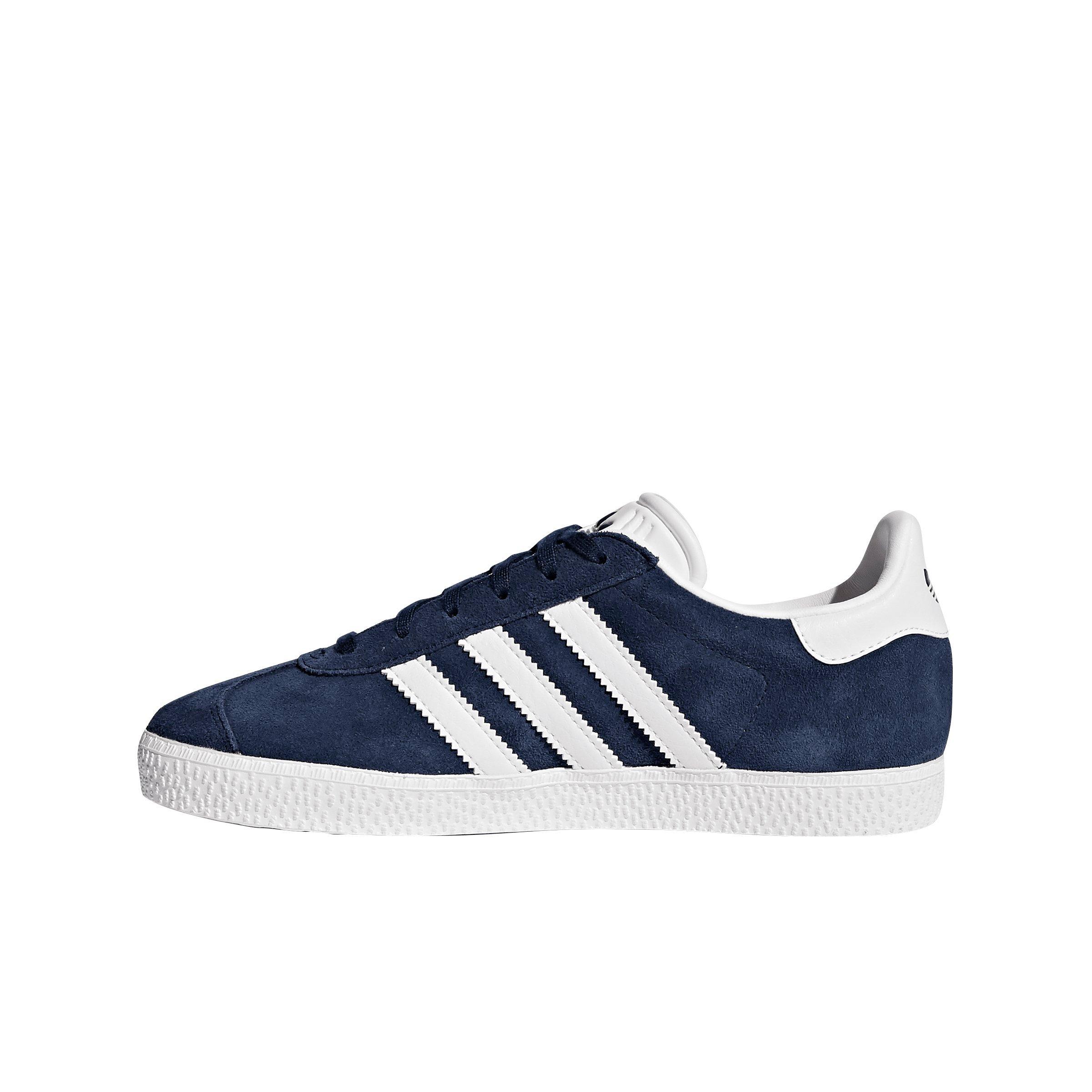 adidas Originals Gazelle Grade School Boys' "Collegiate Navy/Ftwr White/Ftwr White" Shoe