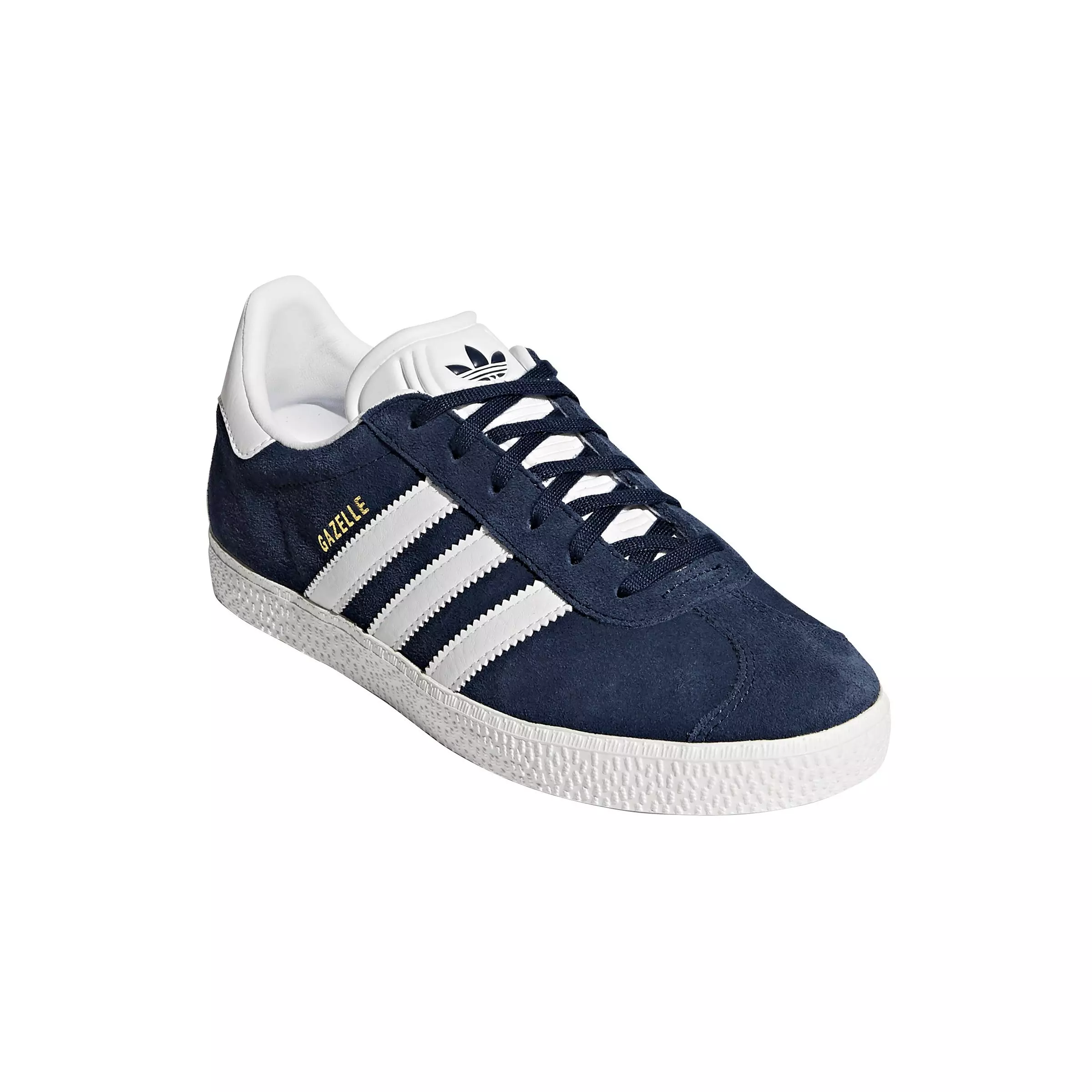 adidas Originals Gazelle "Collegiate Navy/Ftwr White/Ftwr White" Grade School Boys' Shoe - NAVY/WHITE/WHITE