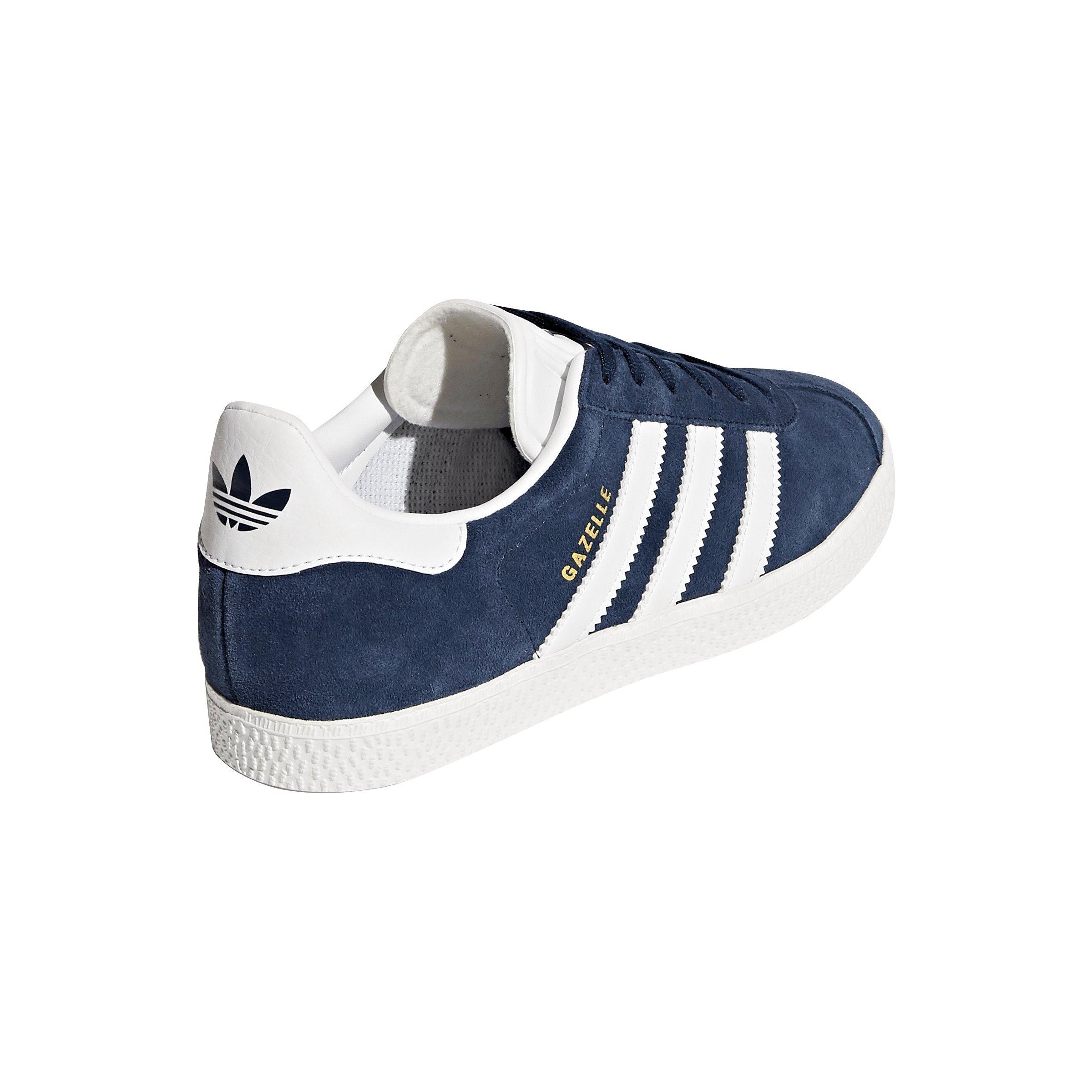 $100 RETAIL Adidas Gazelle Suede Shoes Collegiate Navy Blue / White Size 10 ?EUC adidas Originals Boys main image 3