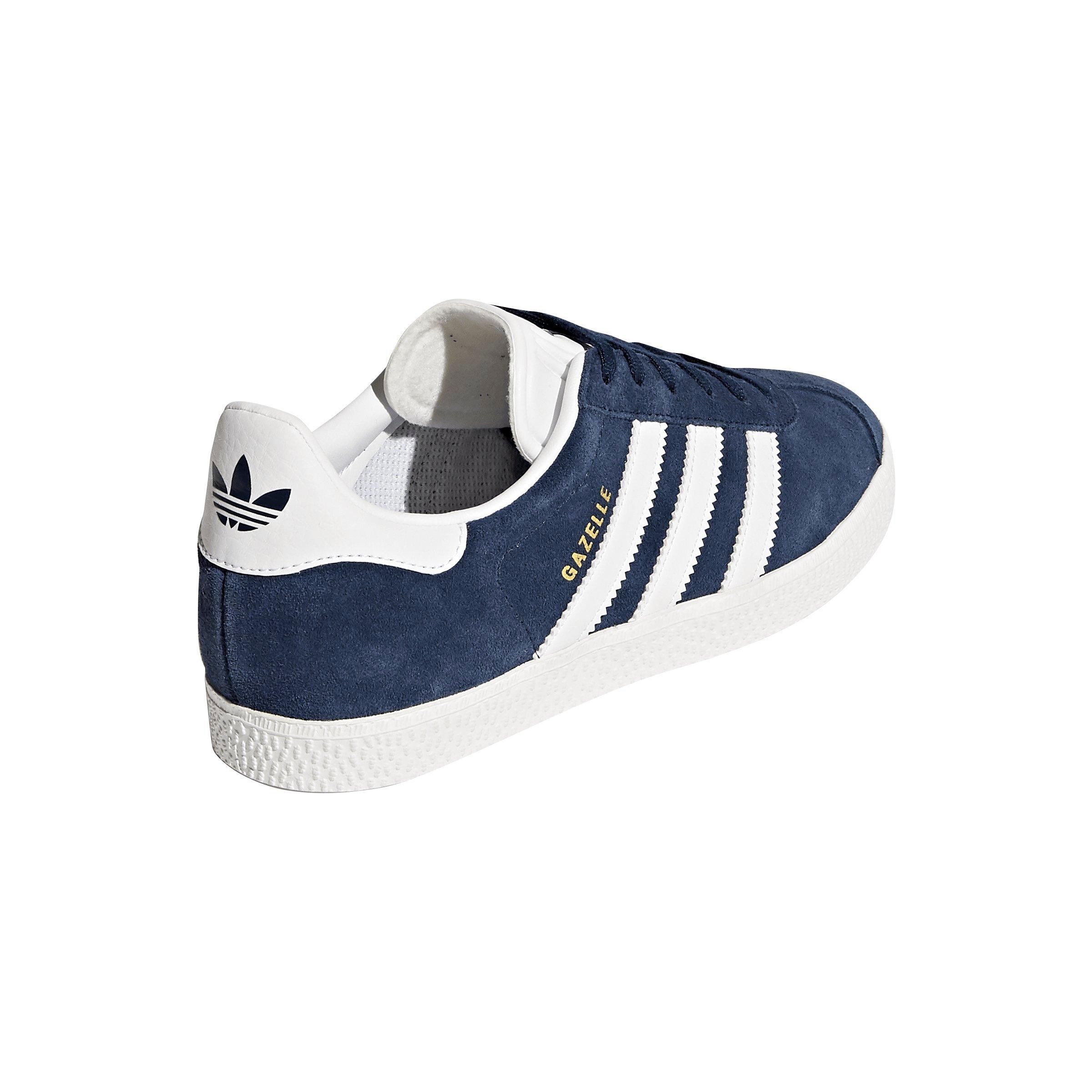 adidas Originals Gazelle Grade School Boys' "Collegiate Navy/Ftwr White/Ftwr White" Shoe