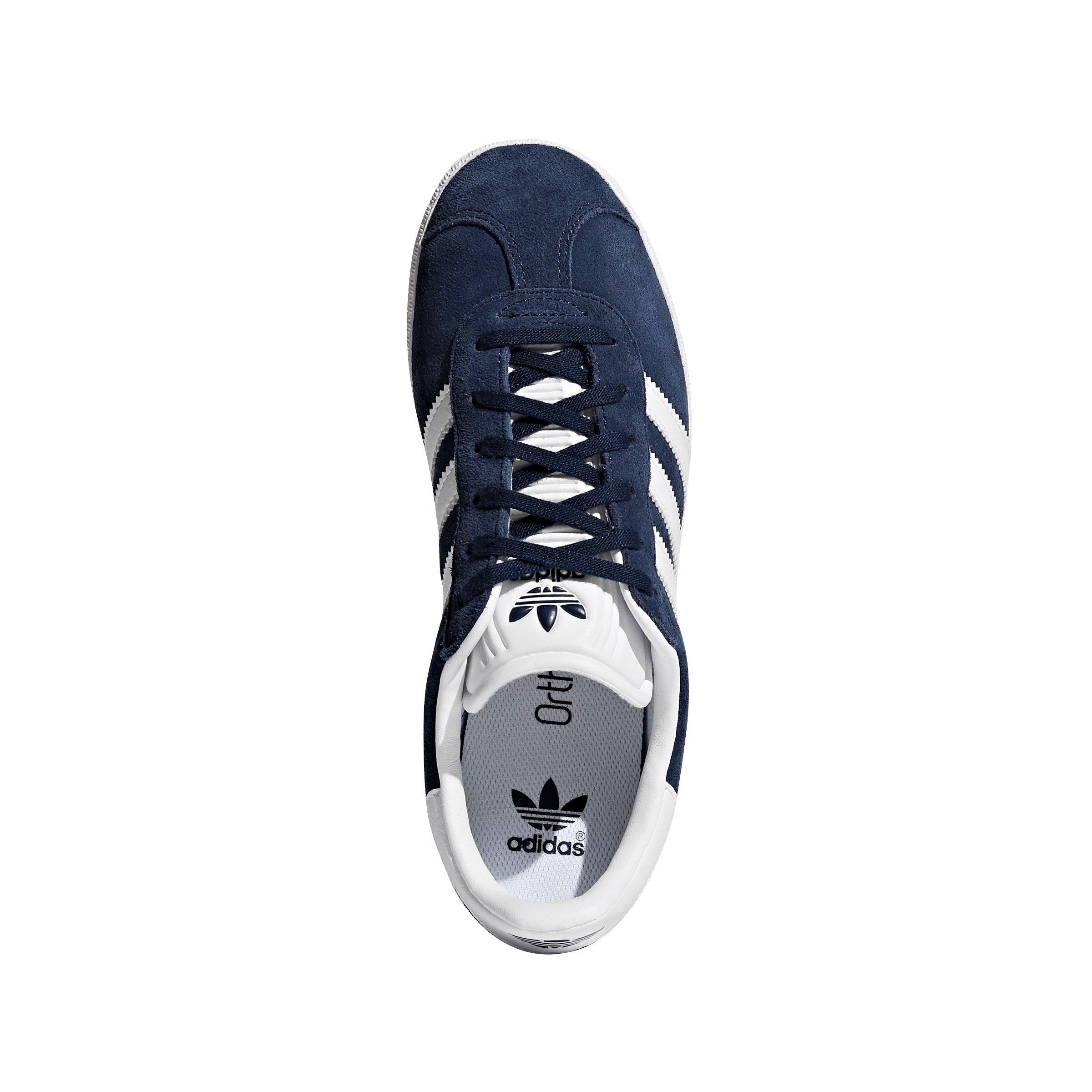 adidas Originals Gazelle Grade School Boys' "Collegiate Navy/Ftwr White/Ftwr White" Shoe