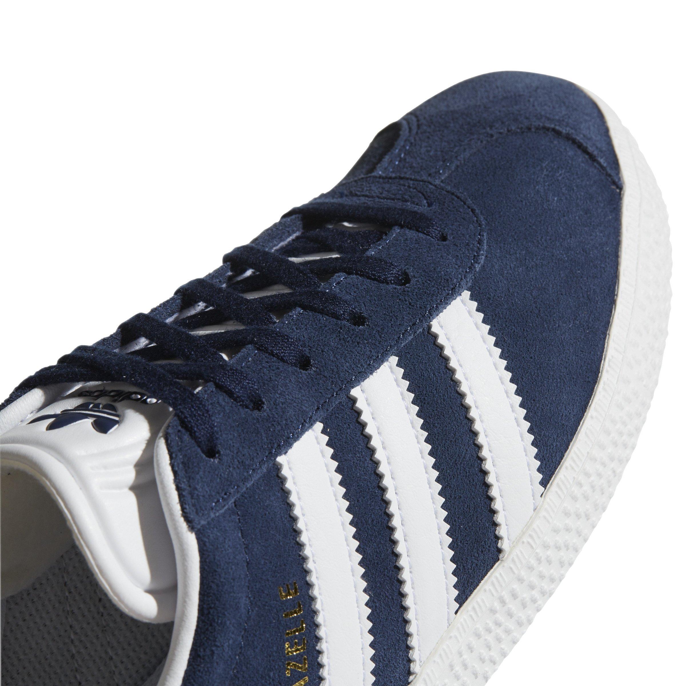 adidas Originals Boys' Suede Gazelle Shoes - Navy/White
