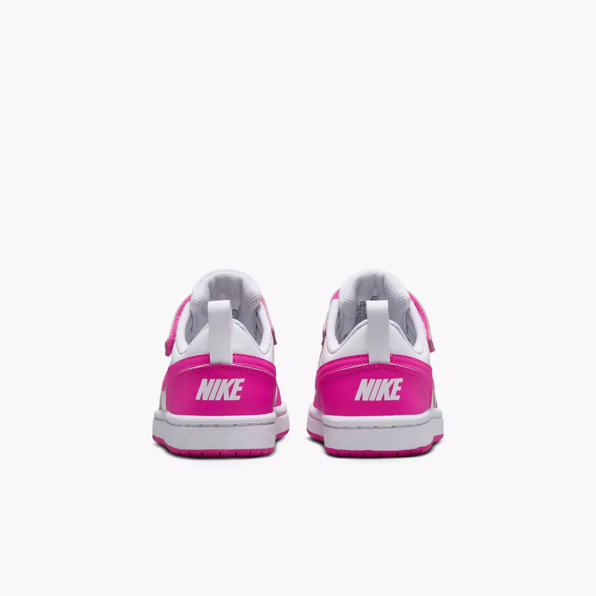 Nike Court Borough Low Recraft "Laser Fuchsia" Preschool Girls' Shoe - WHITE/FUCHSIA