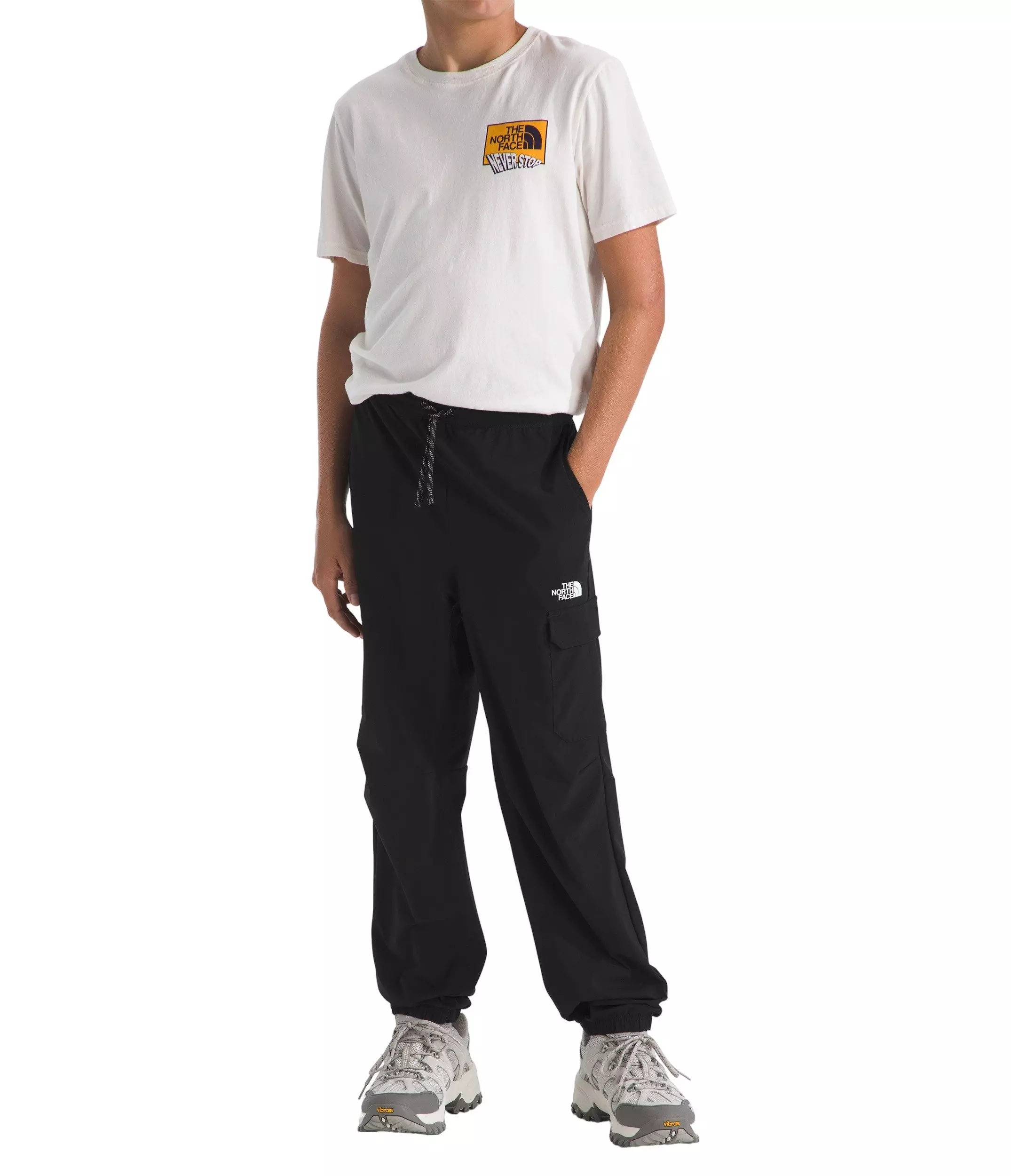 The North Face Big Kids' Zawn Cargo Pants -Black - BLACK