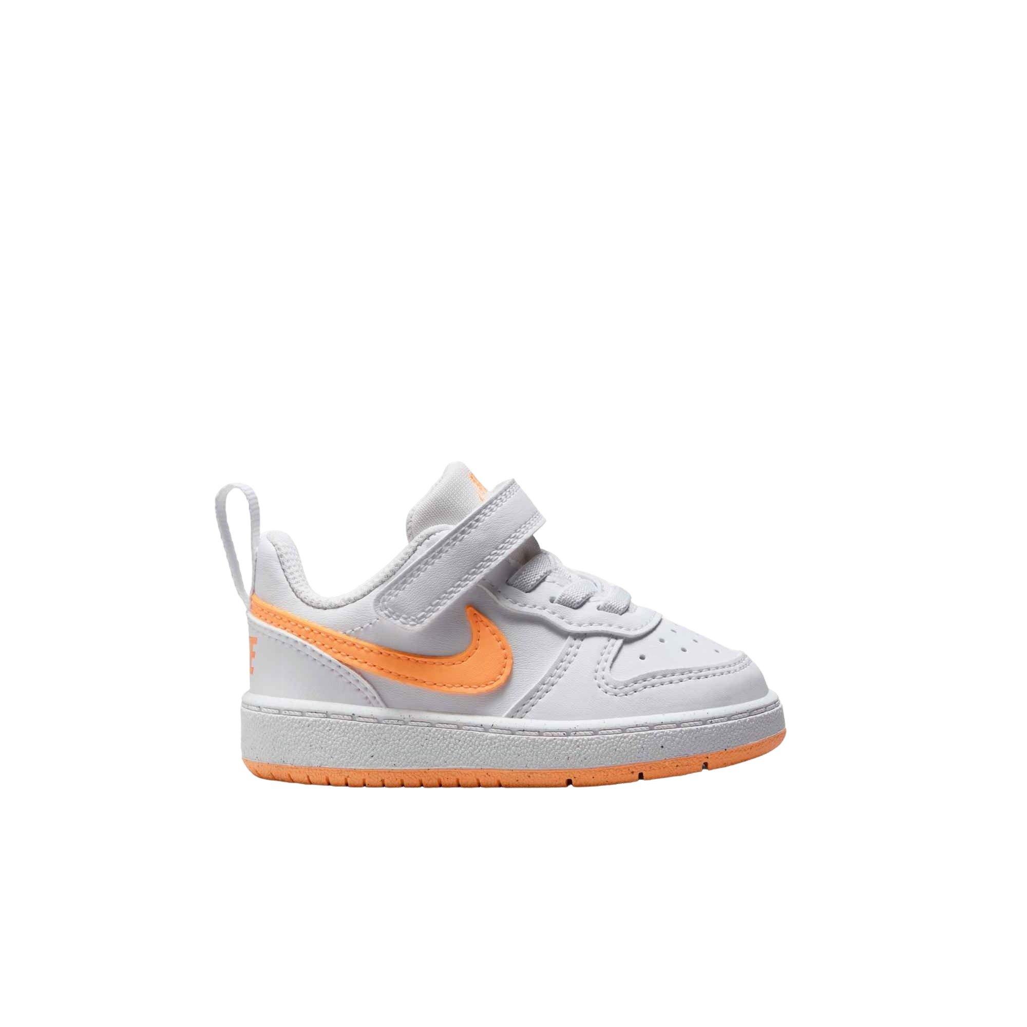 Nike Court Borough Low Recraft "White/Peach Cream" Infant Girls' Shoe - WHITE/PEACH Thumbnail View 1