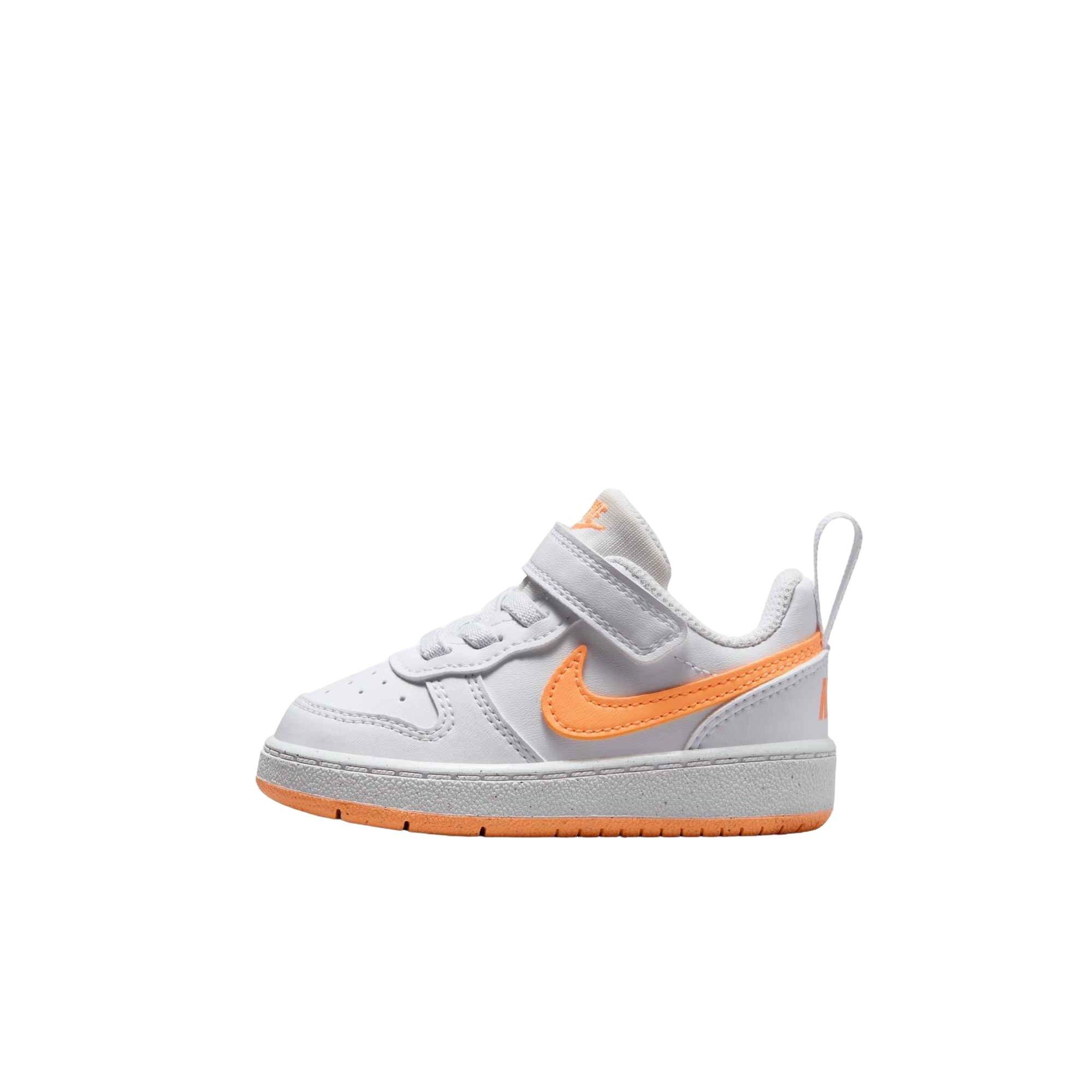 Nike Court Borough Low Recraft "White/Peach Cream" Infant Girls' Shoe - WHITE/PEACH Thumbnail View 2