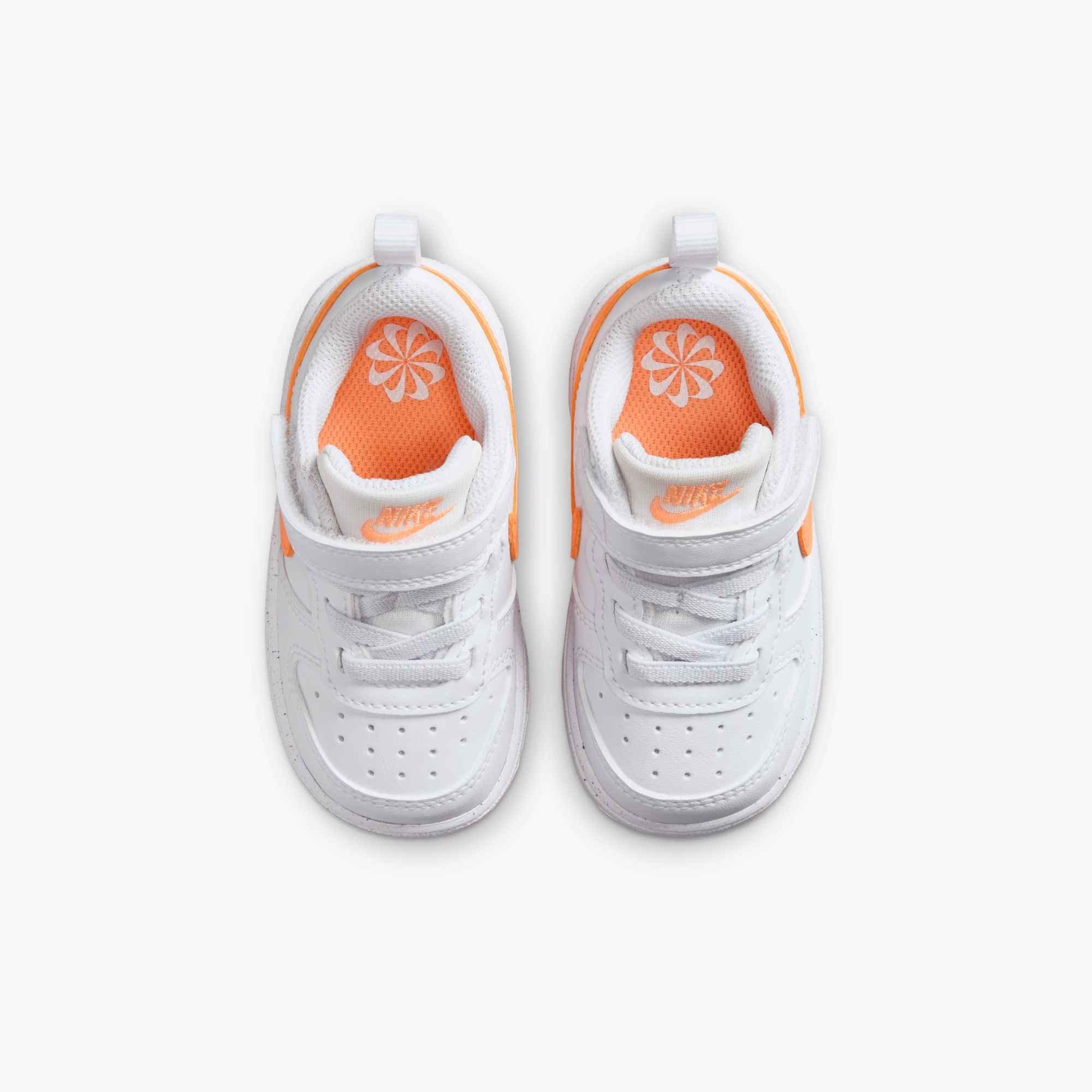 Nike Court Borough Low Recraft "White/Peach Cream" Infant Girls' Shoe - WHITE/PEACH Thumbnail View 3