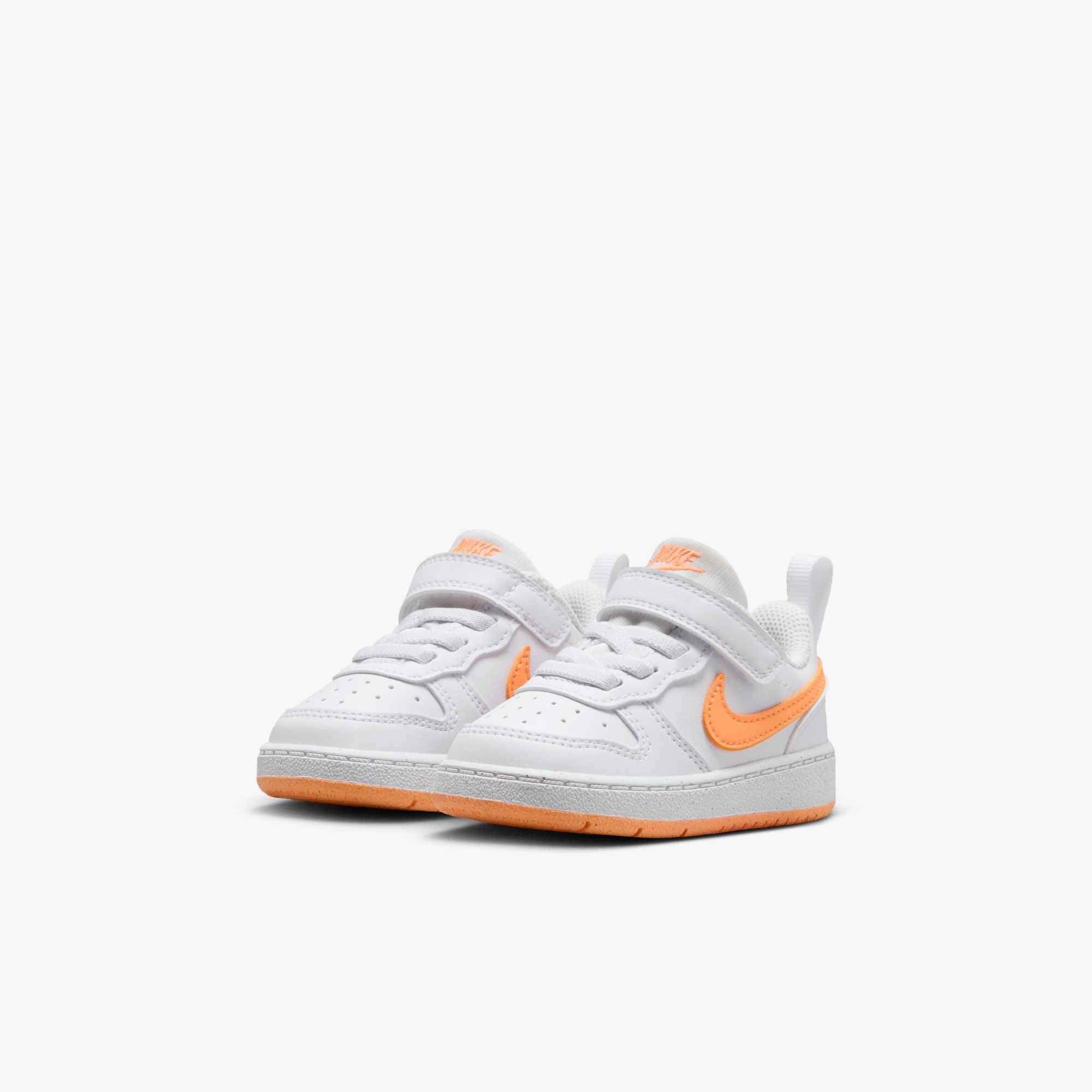 Nike Court Borough Low Recraft "White/Peach Cream" Infant Girls' Shoe - WHITE/PEACH Thumbnail View 4
