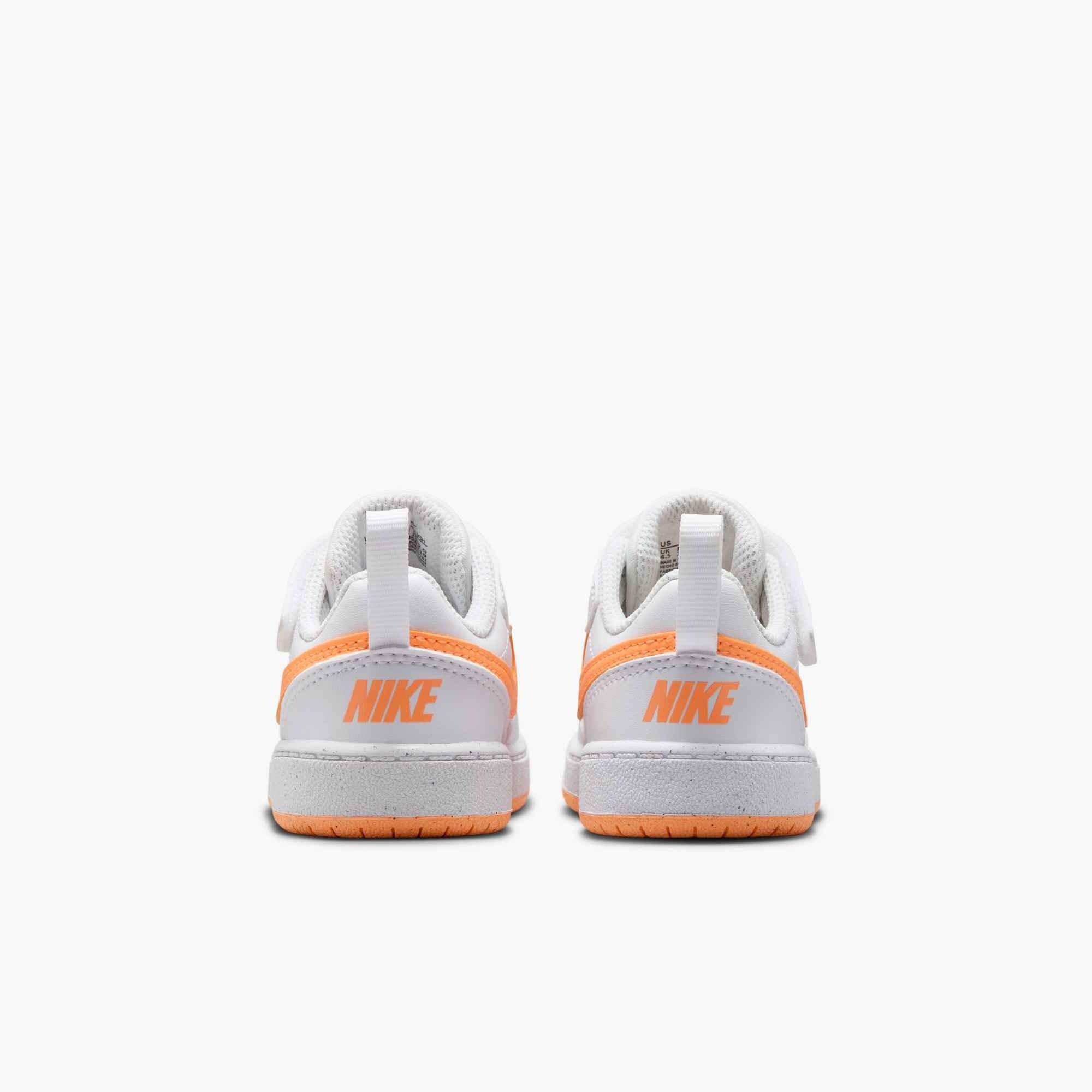 Nike Court Borough Low Recraft "White/Peach Cream" Infant Girls' Shoe - WHITE/PEACH Thumbnail View 5
