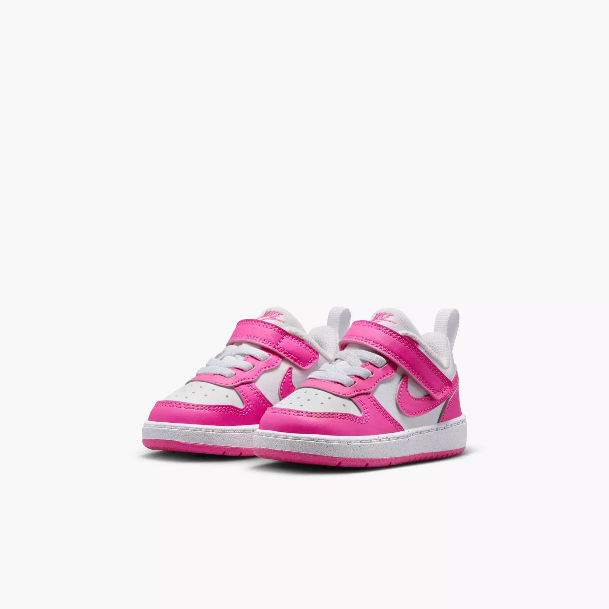 Nike Court Borough Low Recraft "White/Laser Fuchsia" Infant Girls' Shoe - WHITE/FUCHSIA