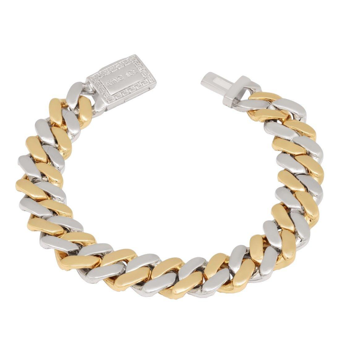 King Ice 12mm Iced Diamond Cut Miami Cuban Link Chain - 14K Gold - GOLD
