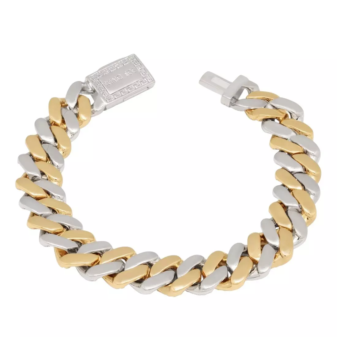 King Ice 12mm Iced Diamond Cut Miami Cuban Link Chain - 14K Gold - GOLD