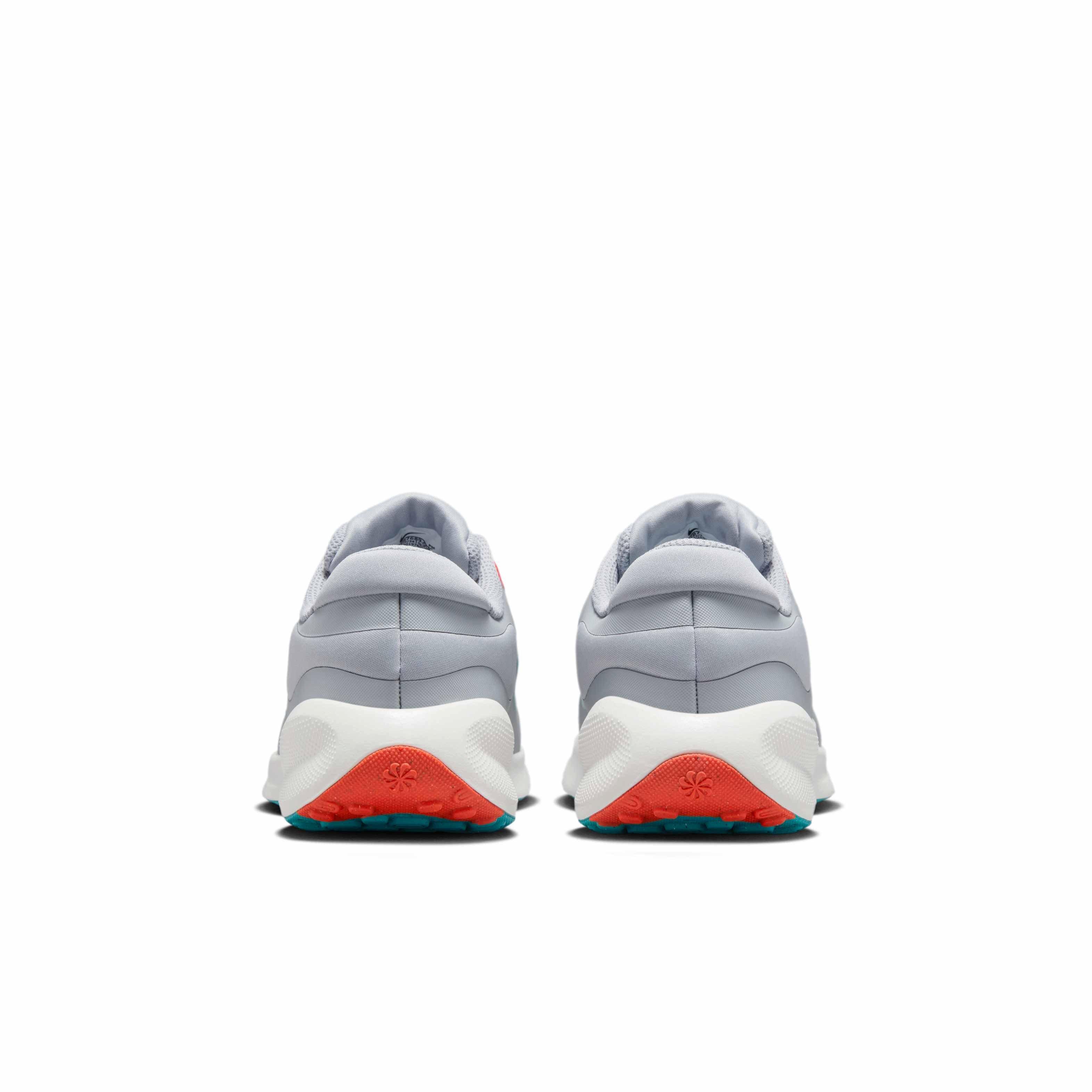 Nike Revolution 7 "Wolf Grey/Crimson/Summit White/Dusty Cactus" Grade School Boys' Running Shoe - GREY/CRIMSON/WHITE/CACTUS Thumbnail View 5