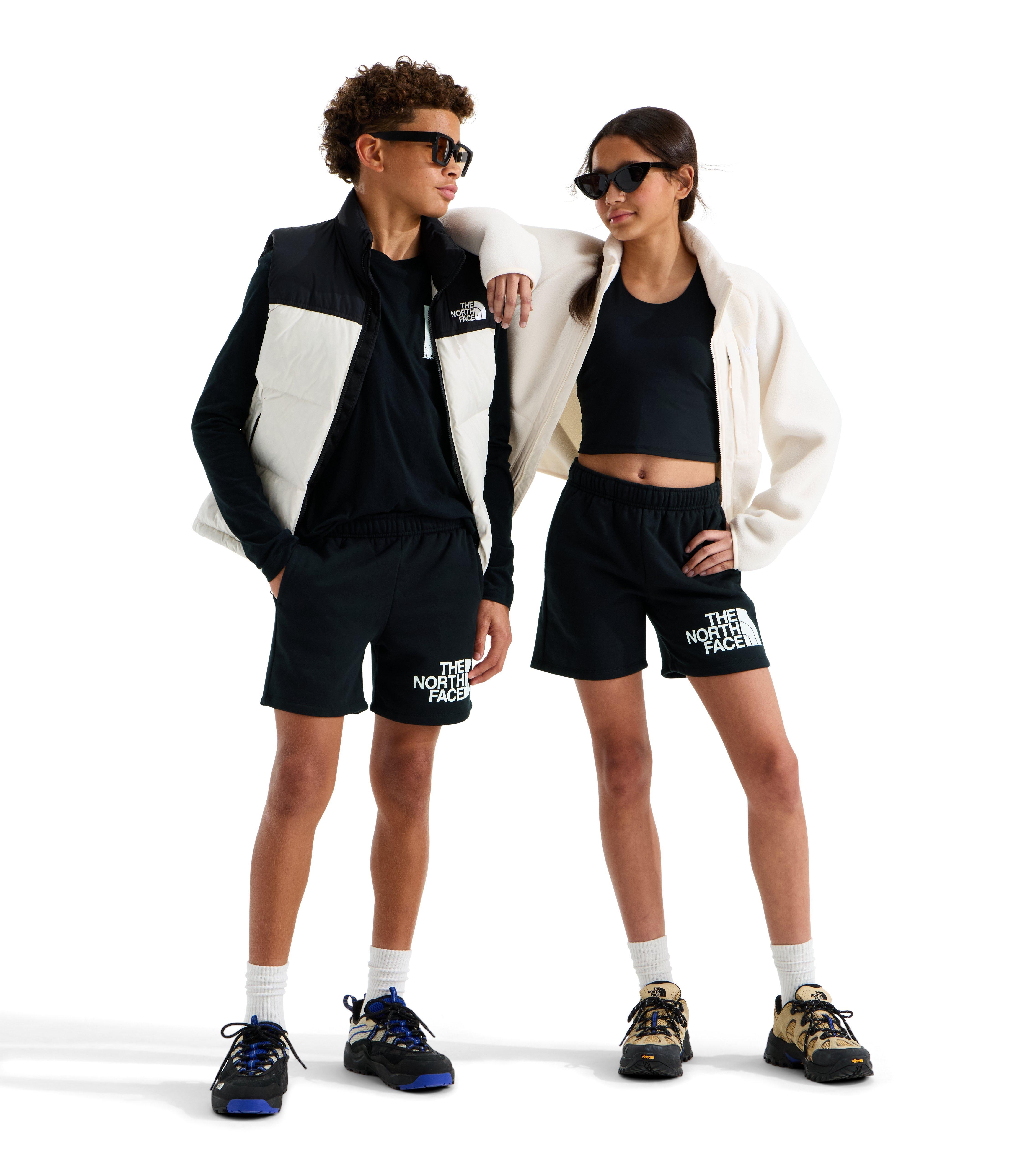 The North Face Big Kids' Evolution Half Dome Shorts - Black - BLACK Thumbnail View 2