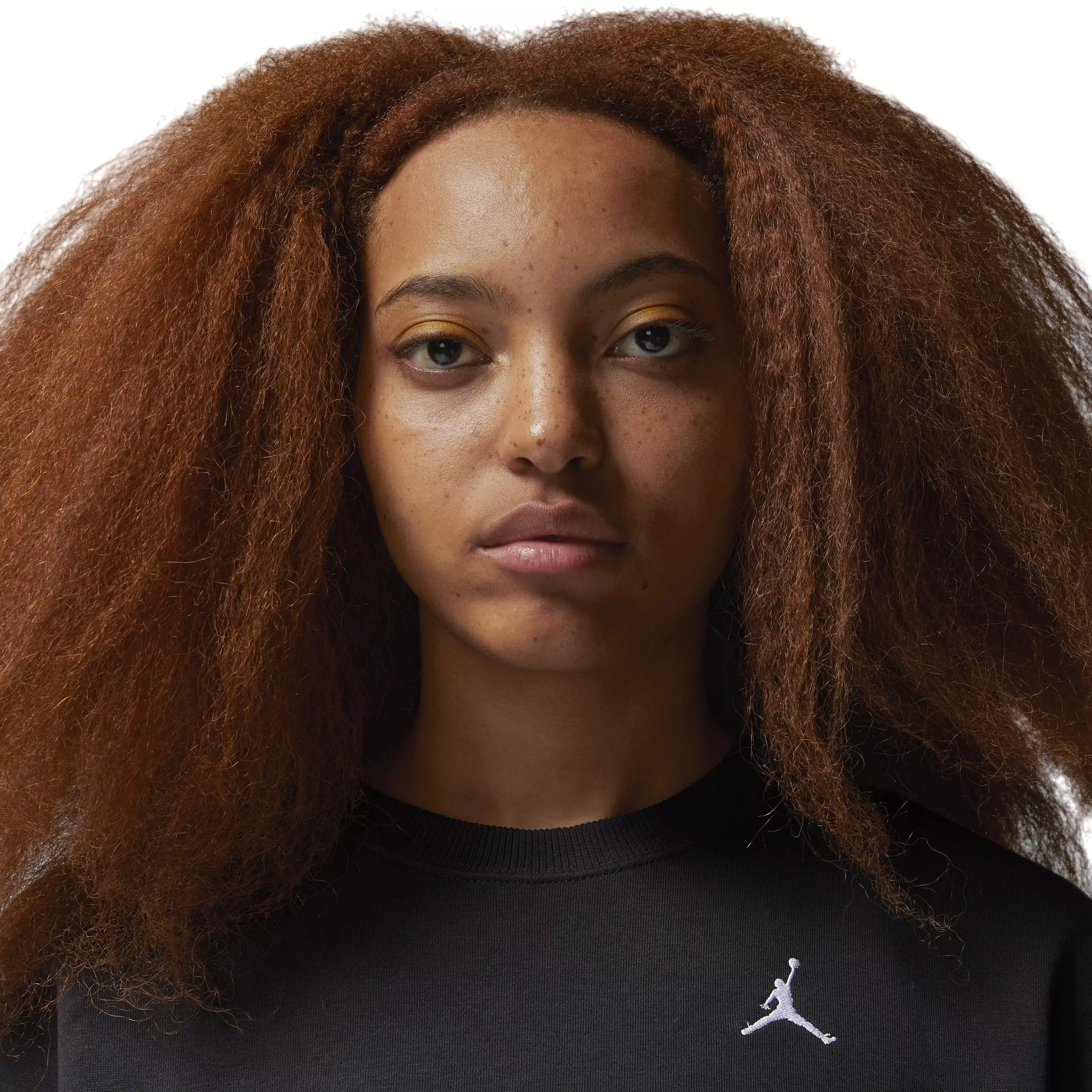 Jordan Women's Brooklyn Fleece Crewneck Sweatshirt - BLACK