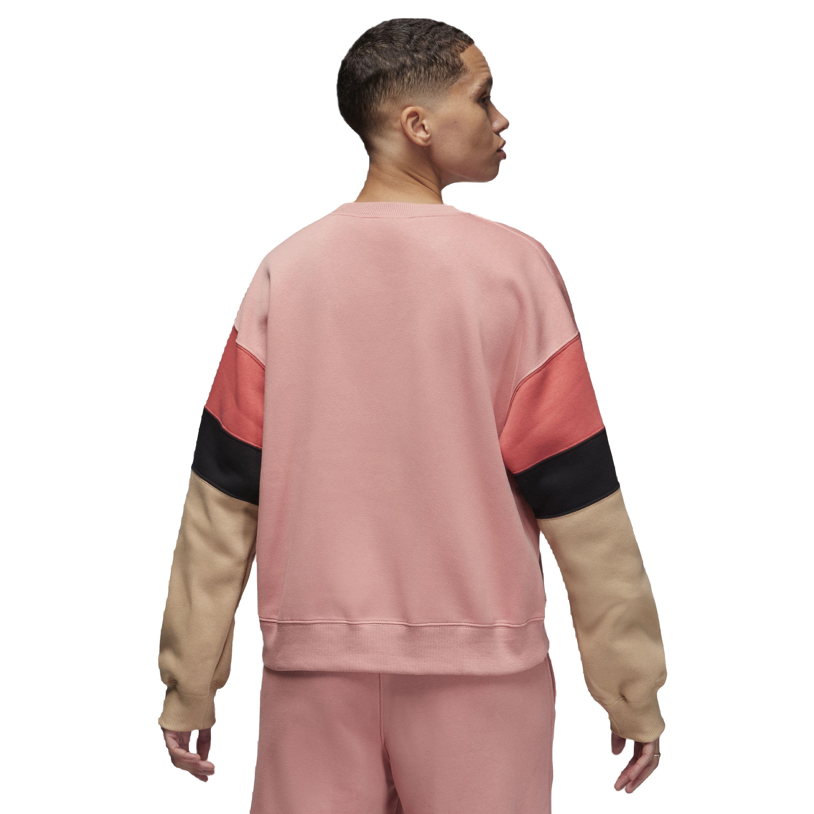 Jordan Women's Brooklyn Fleece Crewneck Sweatshirt - PINK Thumbnail View 2