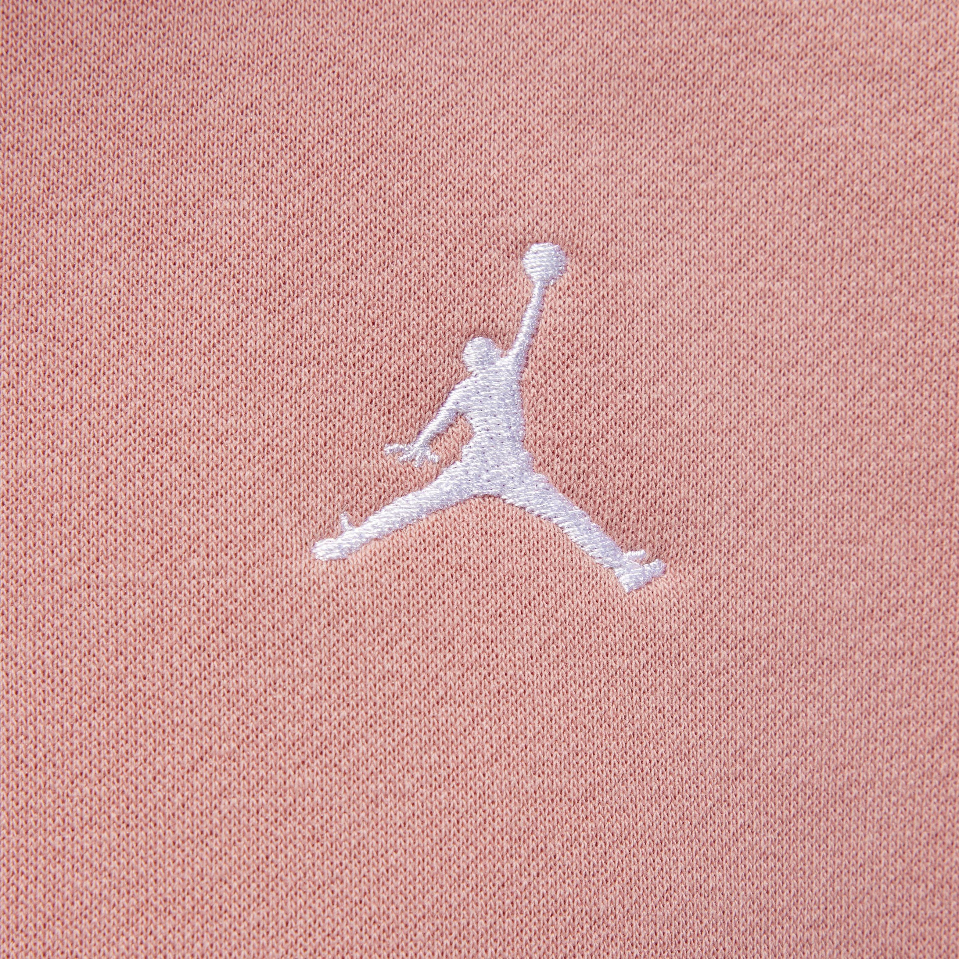 Jordan Women's Brooklyn Fleece Crewneck Sweatshirt - PINK Thumbnail View 4