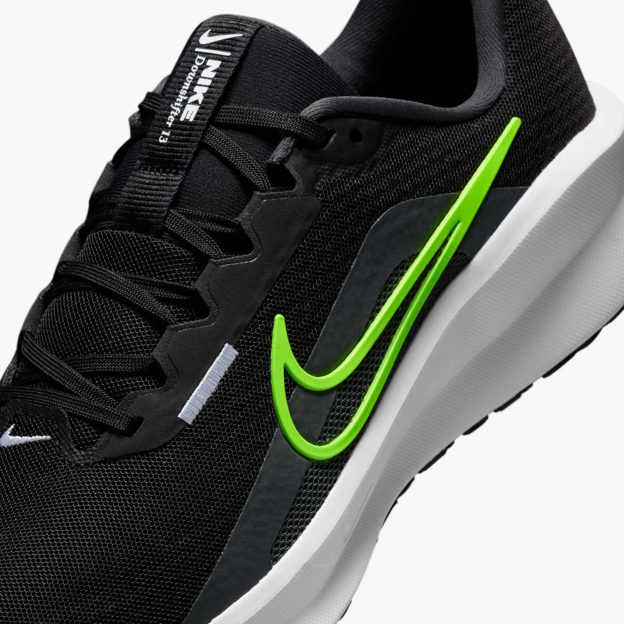 Nike Downshifter 13 "Black/Anthracite/White/Volt" Men's Running Shoe - BLACK/ANTHRACITE/WHITE/VOLT Thumbnail View 7