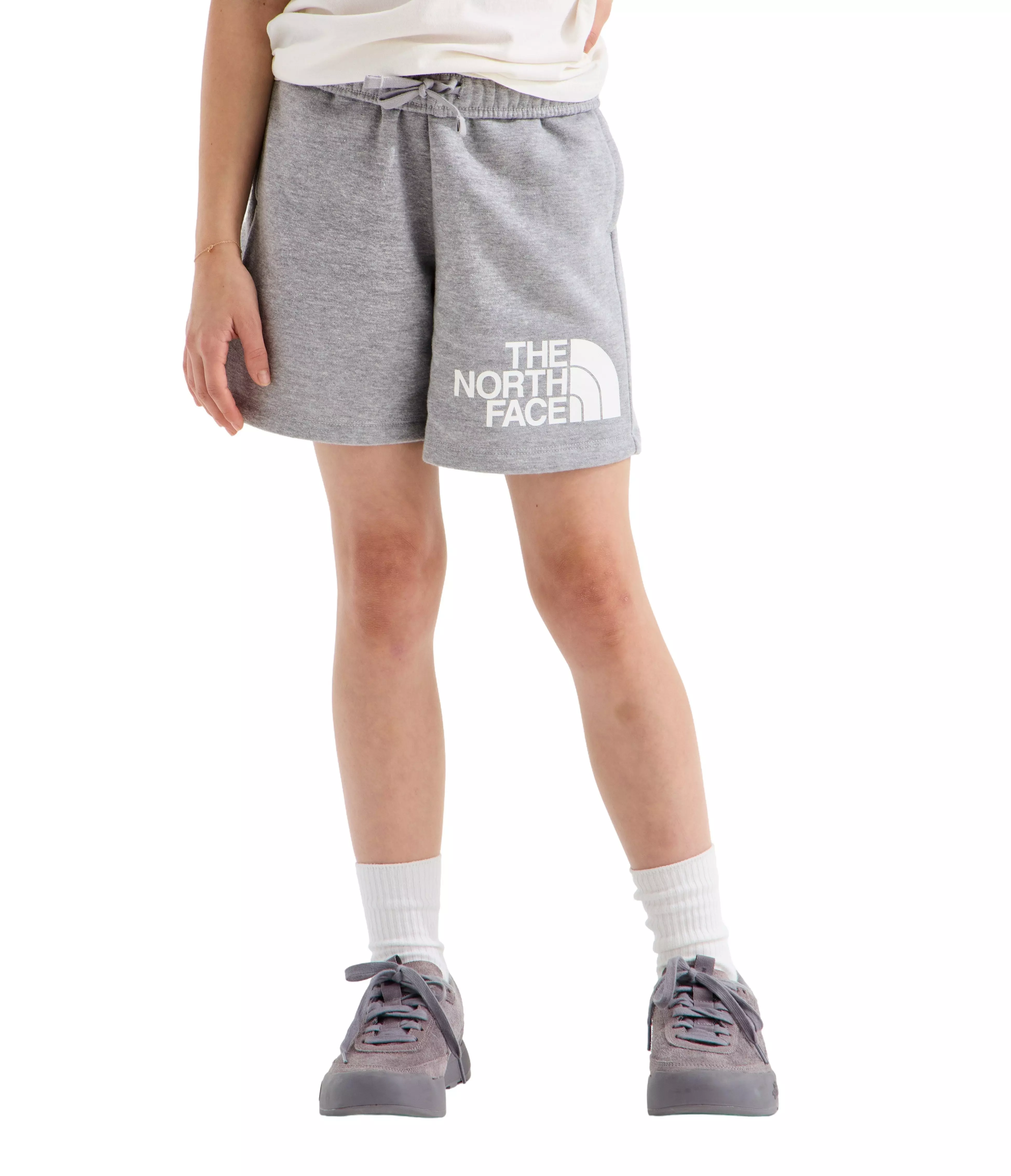 The North Face Big Kids' Evolution Half Dome Shorts -Grey - GREY