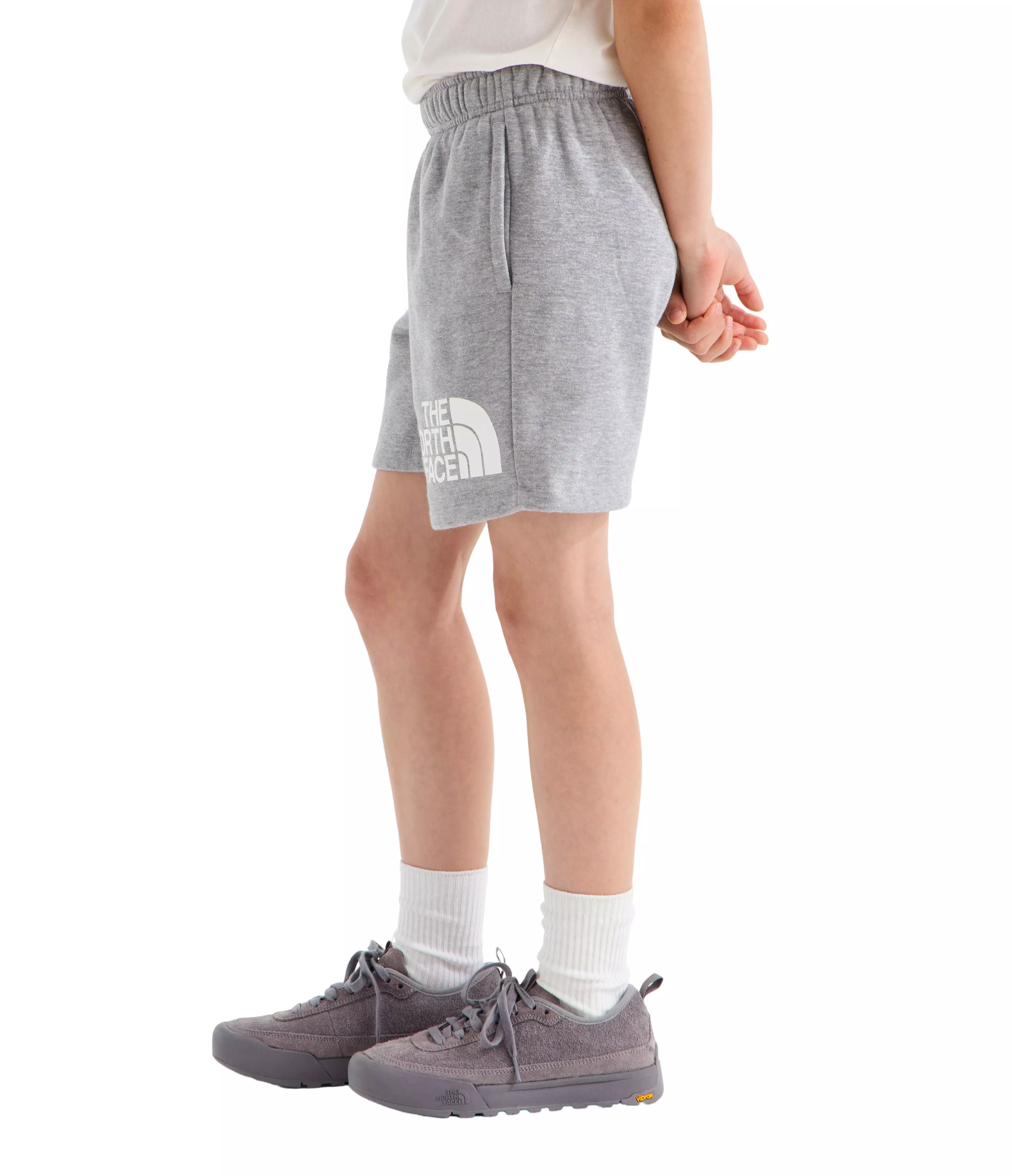 The North Face Big Kids' Evolution Half Dome Shorts -Grey - GREY