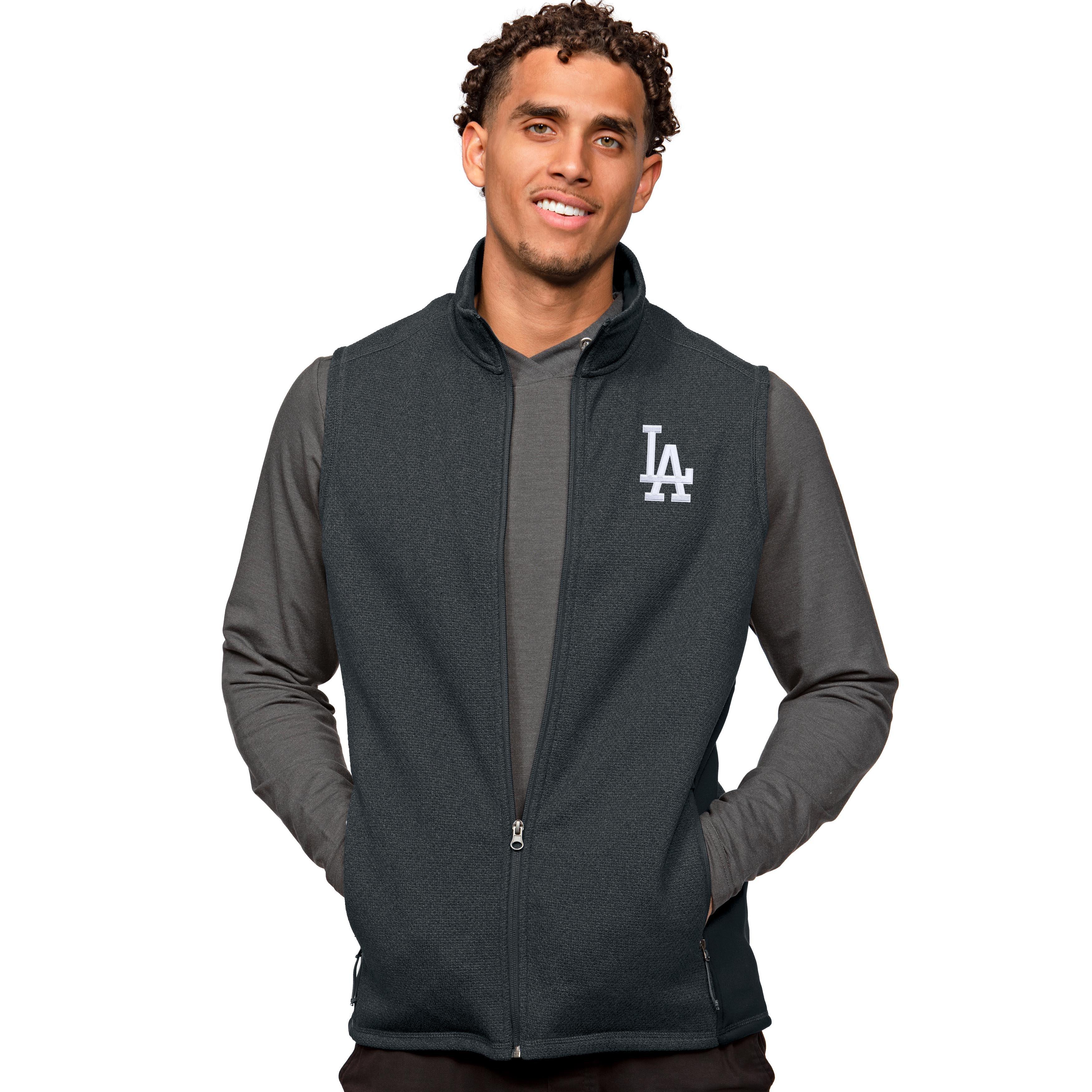 Antigua Women's Los Angeles Dodgers Gray Protect Jacket