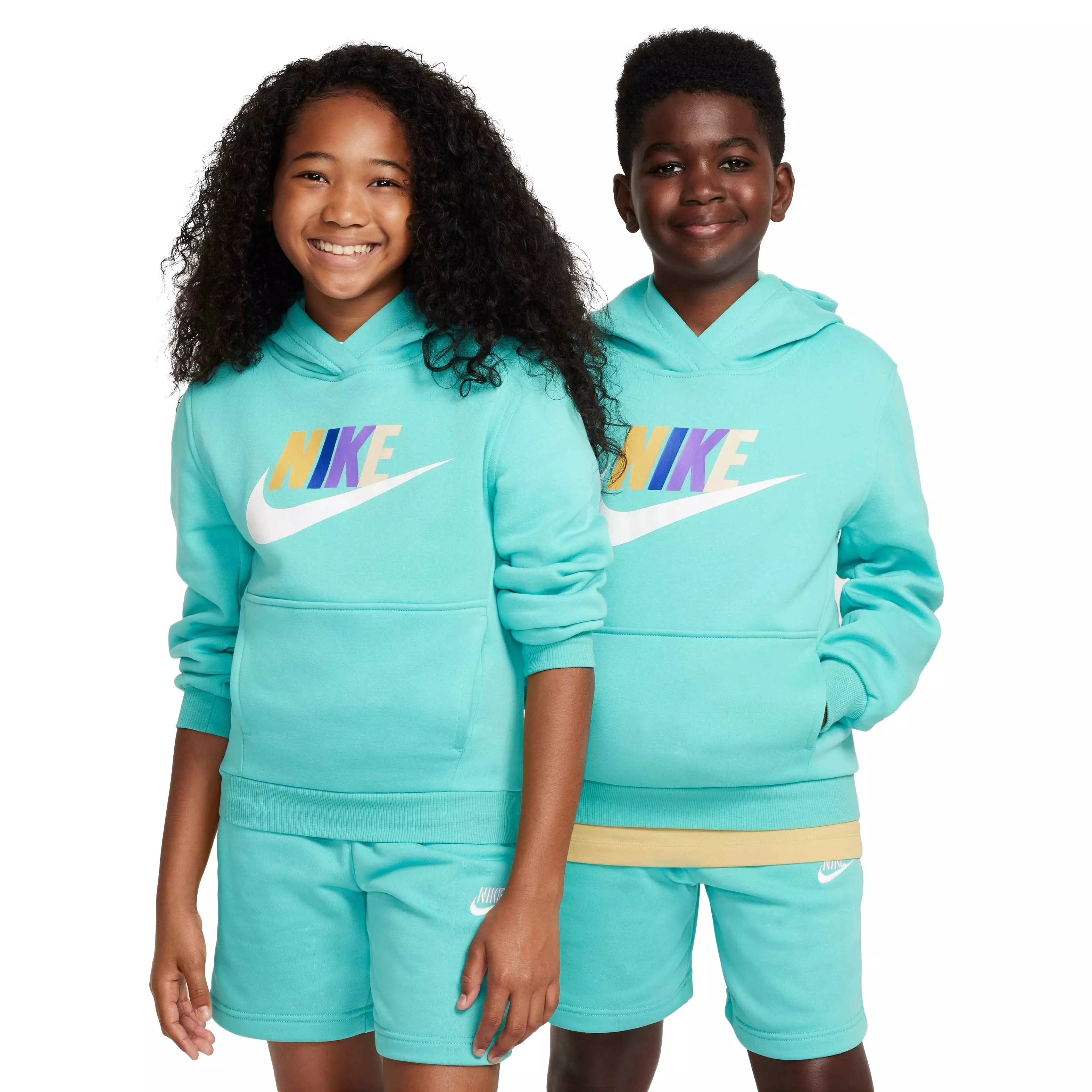 Nike Big Kids' Sportswear Club Fleece Hoodie - GREEN