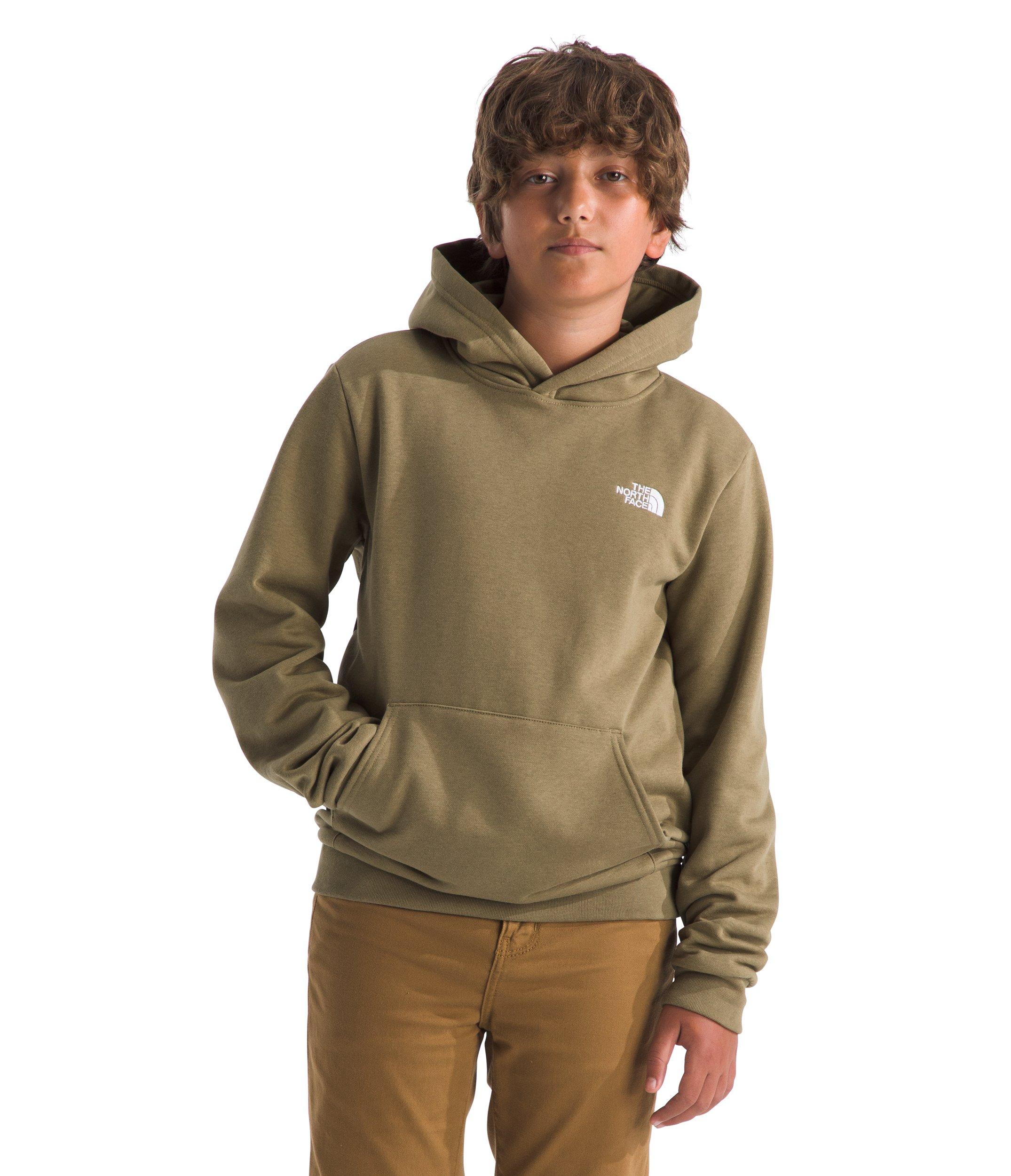 The North Face Evolution Simple Dome Big Kids' Khaki Pullover Hoodie