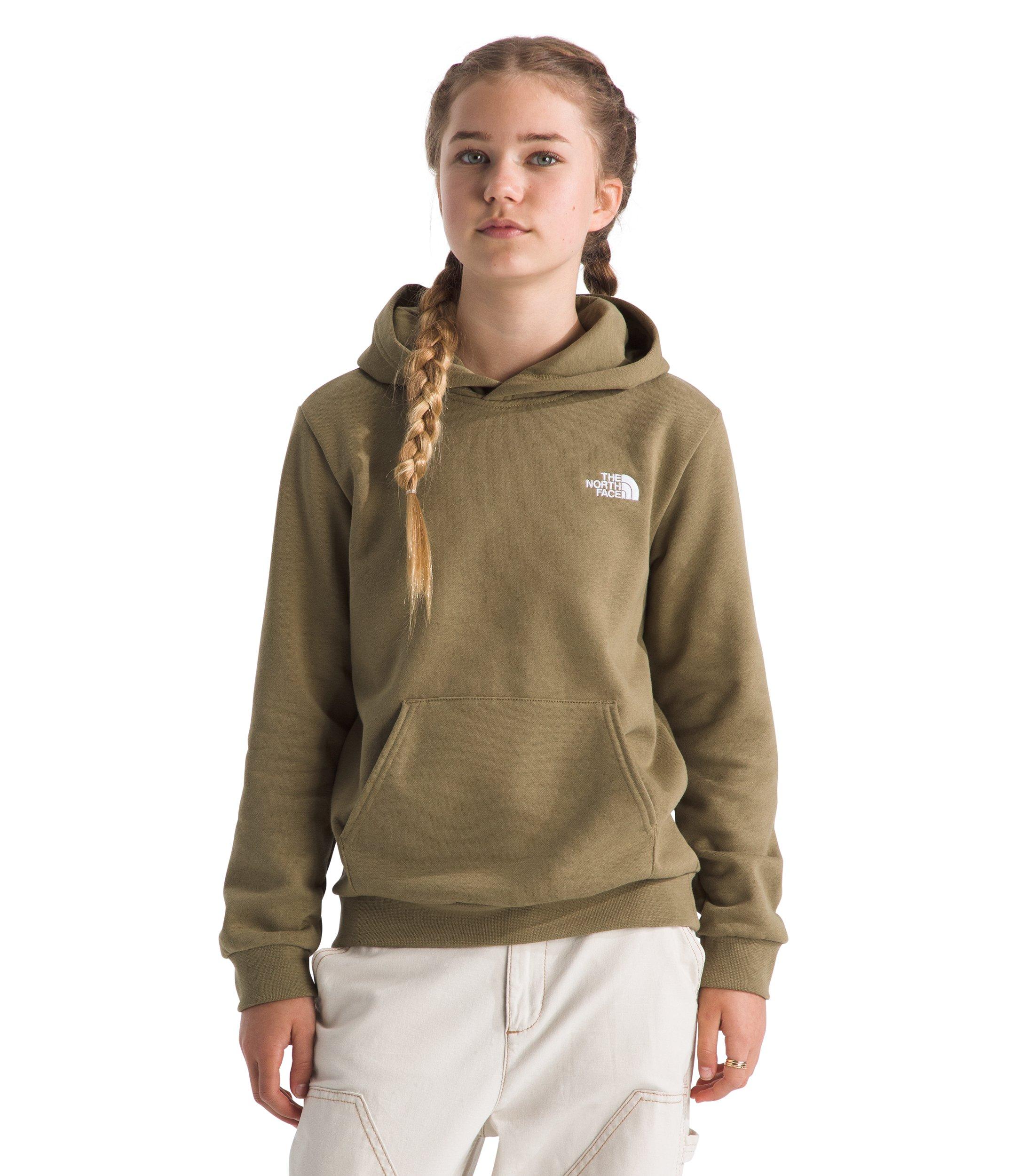 The North Face Evolution Simple Dome Big Kids' Khaki Pullover Hoodie