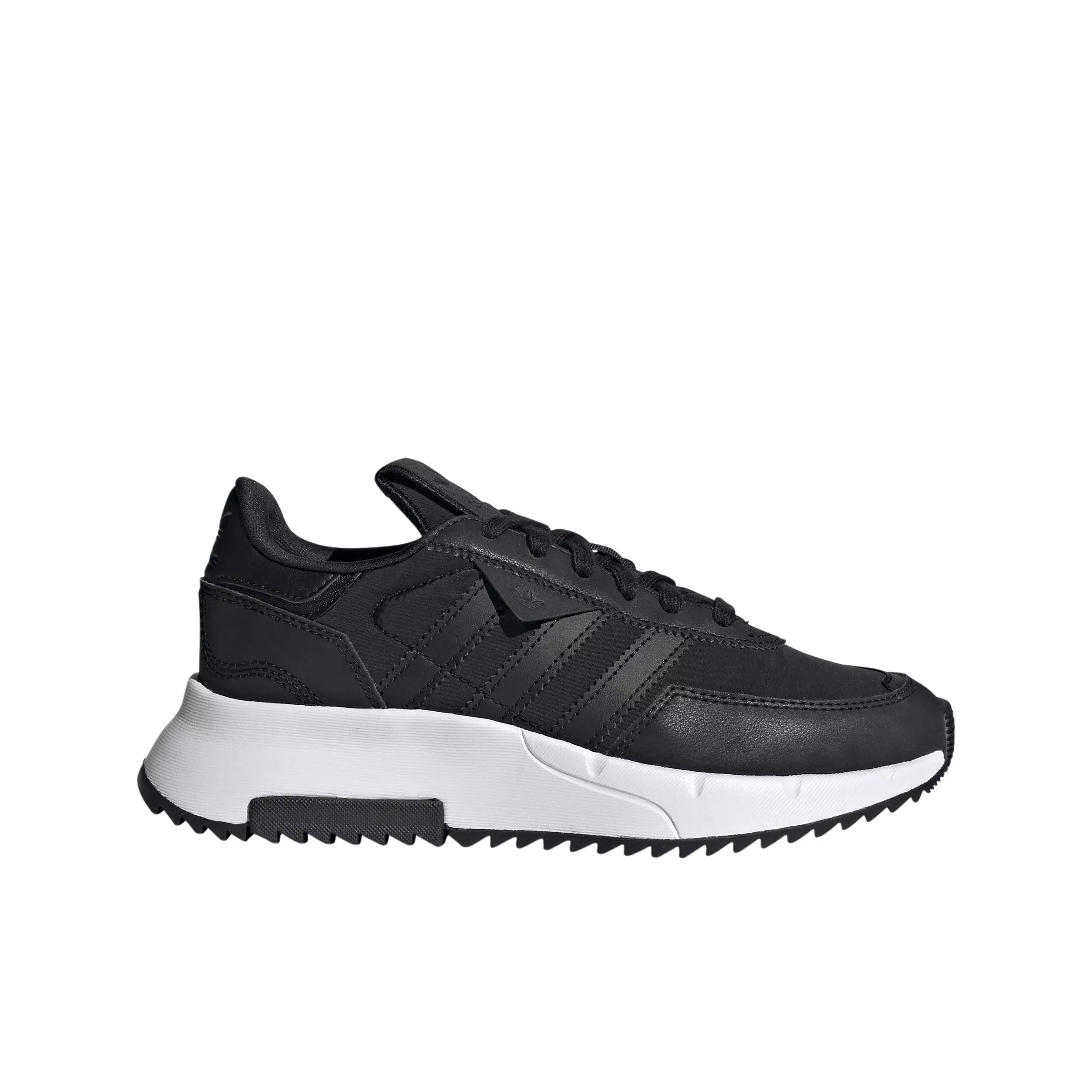 adidas Originals Retropy F2 "Core Black/Core Black/Ftwr White" Grade School Boys' Shoe - BLACK/BLACK/WHITE