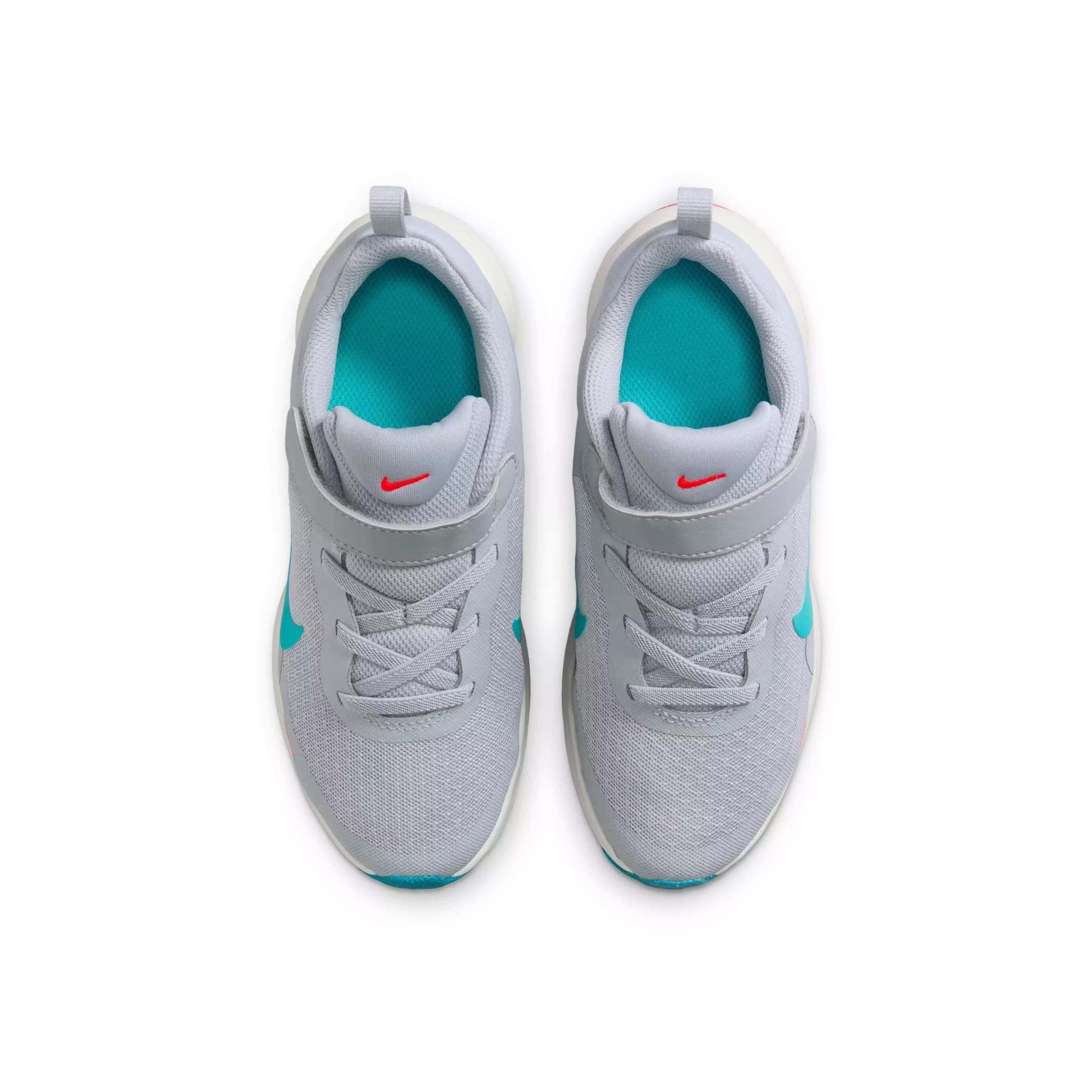 Nike Revolution 7 "Wolf Grey/Crimson/Summit White/Dusty Cactus" Preschool Boys' Running Shoe - GREY/CRIMSON/WHITE/CACTUS
