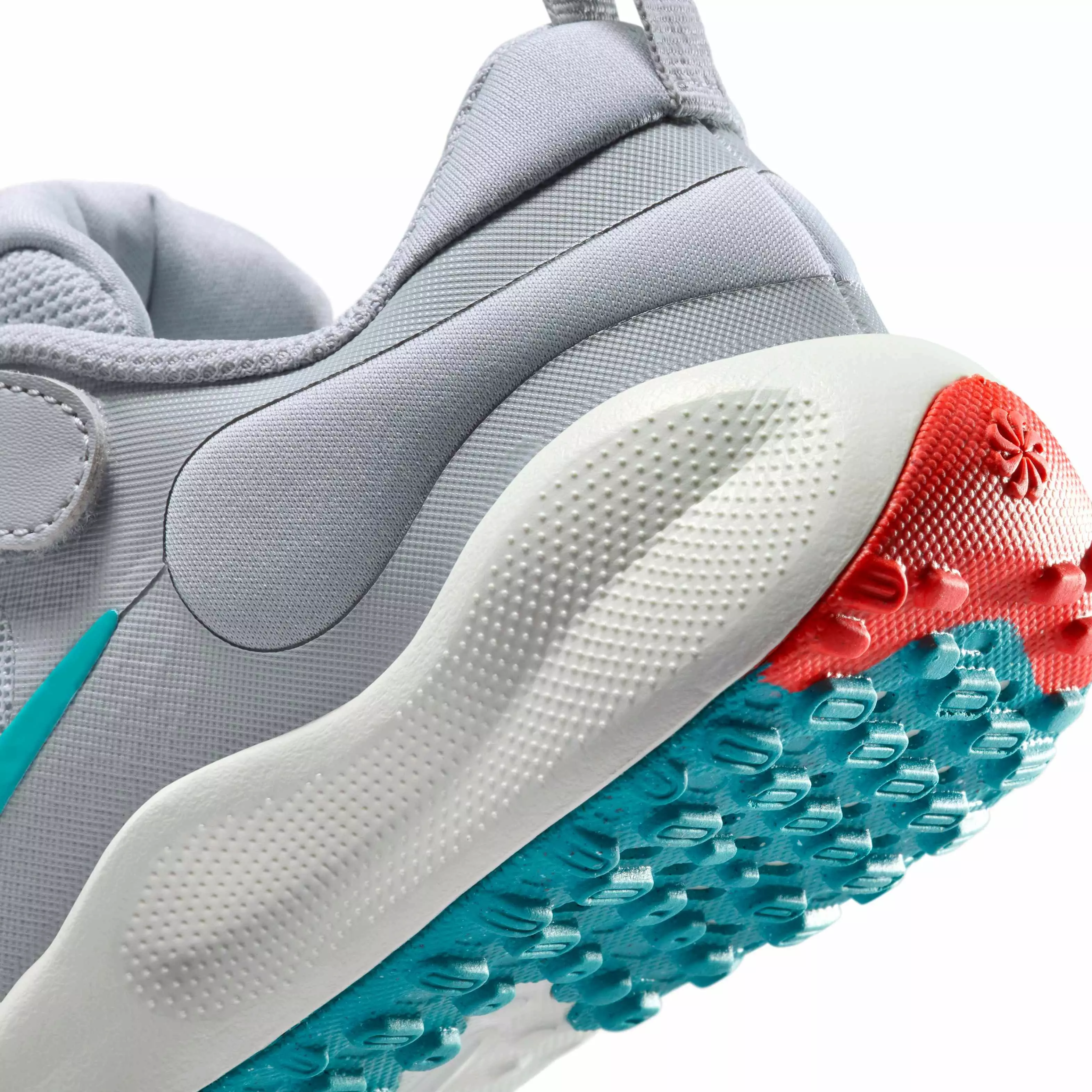 Nike Revolution 7 "Wolf Grey/Crimson/Summit White/Dusty Cactus" Preschool Boys' Running Shoe - GREY/CRIMSON/WHITE/CACTUS