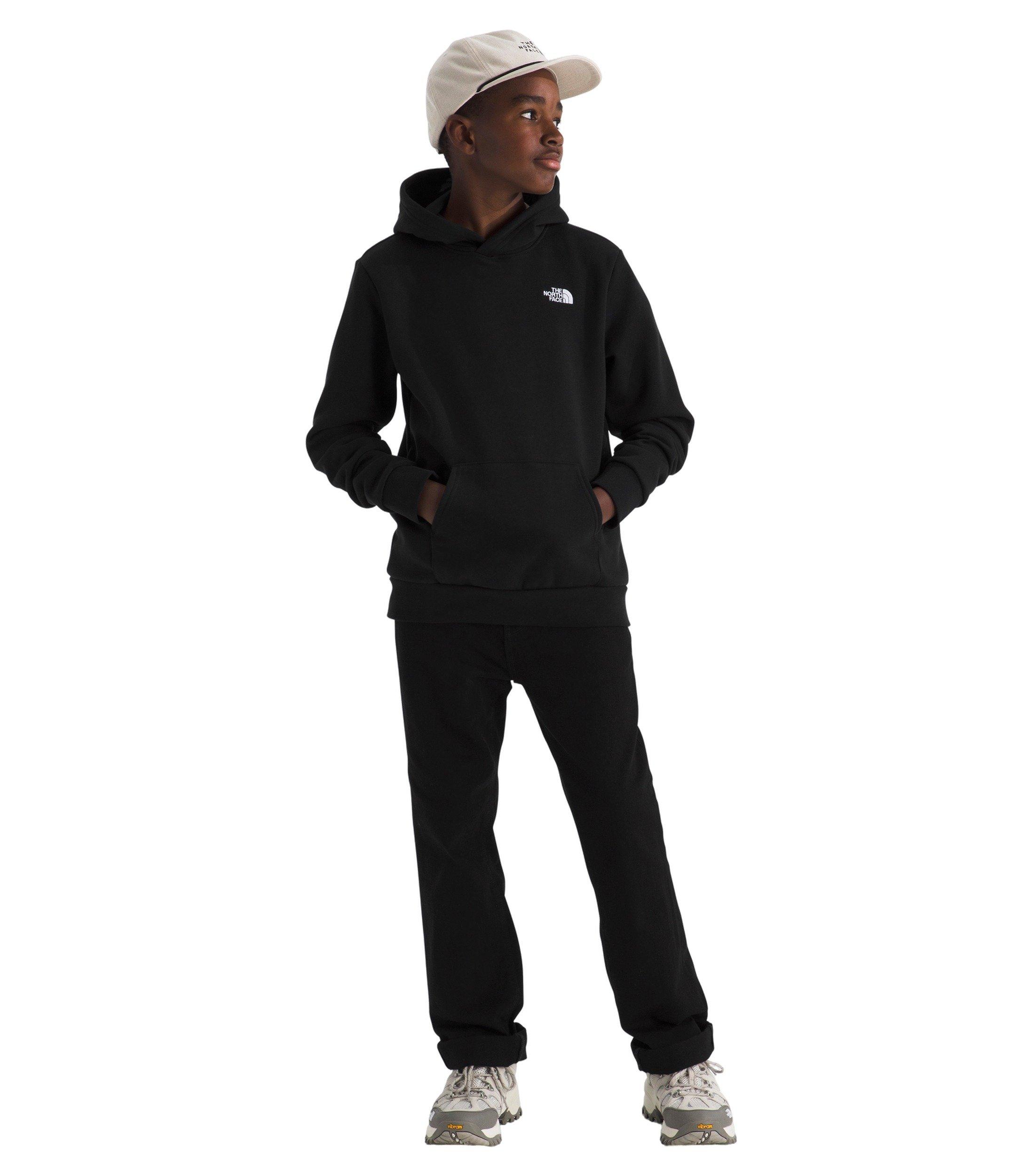 The North Face Evolution Simple Dome Big Kids' Black Pullover Hoodie