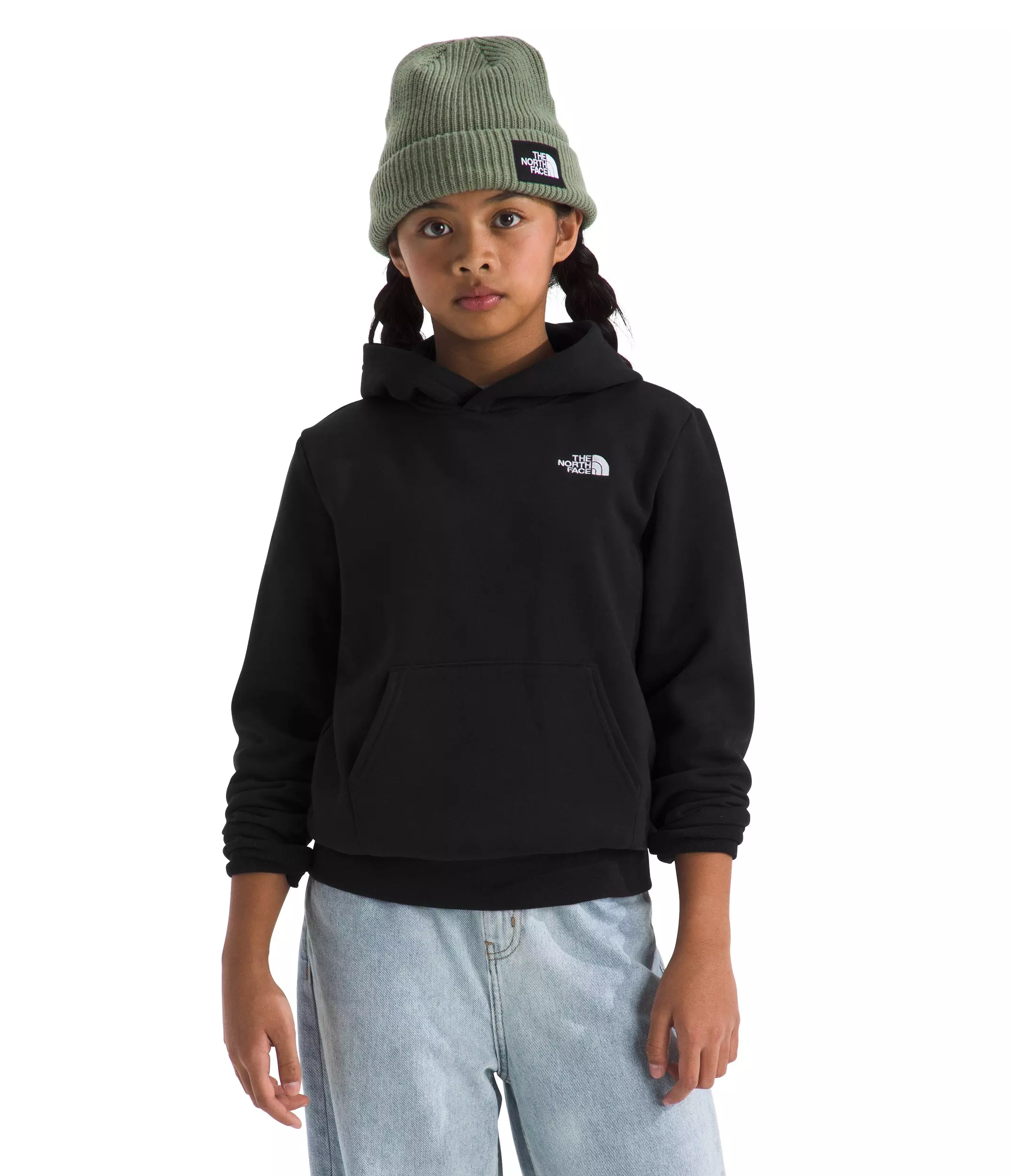 The North Face Big Kids' Evolution Simple Dome Pullover Hoodie - Black - BLACK