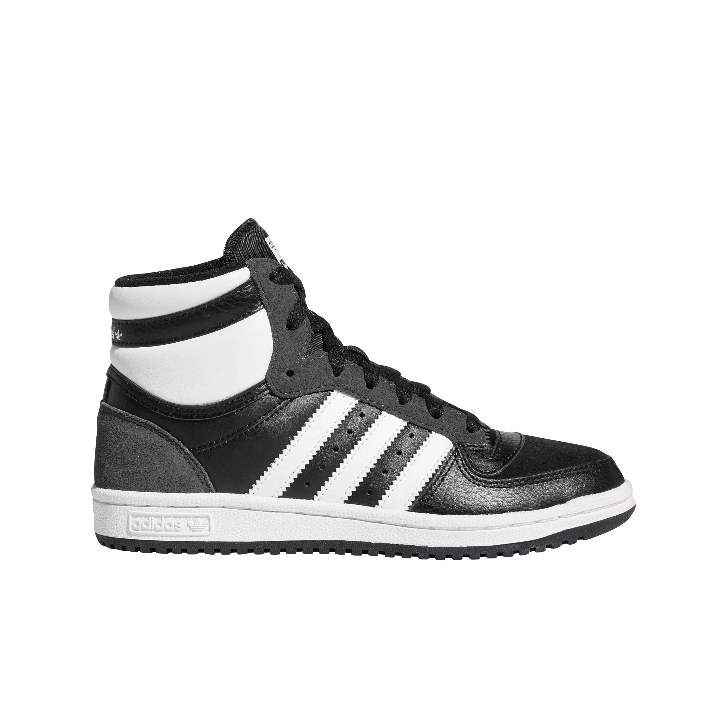 adidas Top Ten RB "Core Black/Ftwr White/Dgso Grey" Grade School Boys' Shoe - BLACK/WHITE/GREY
