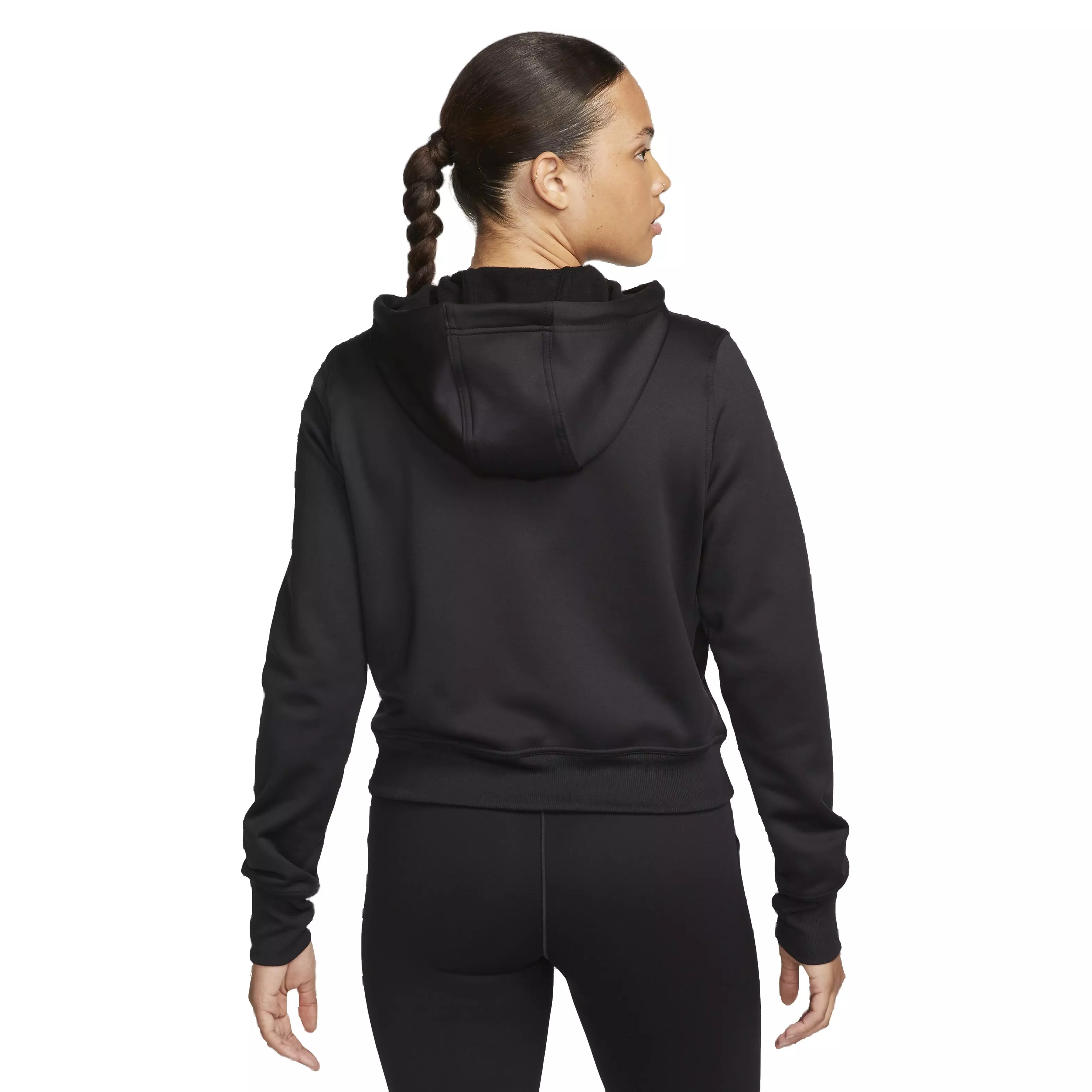 Nike Women's One Therma-FIT LBR Full-Zip Jacket - BLACK