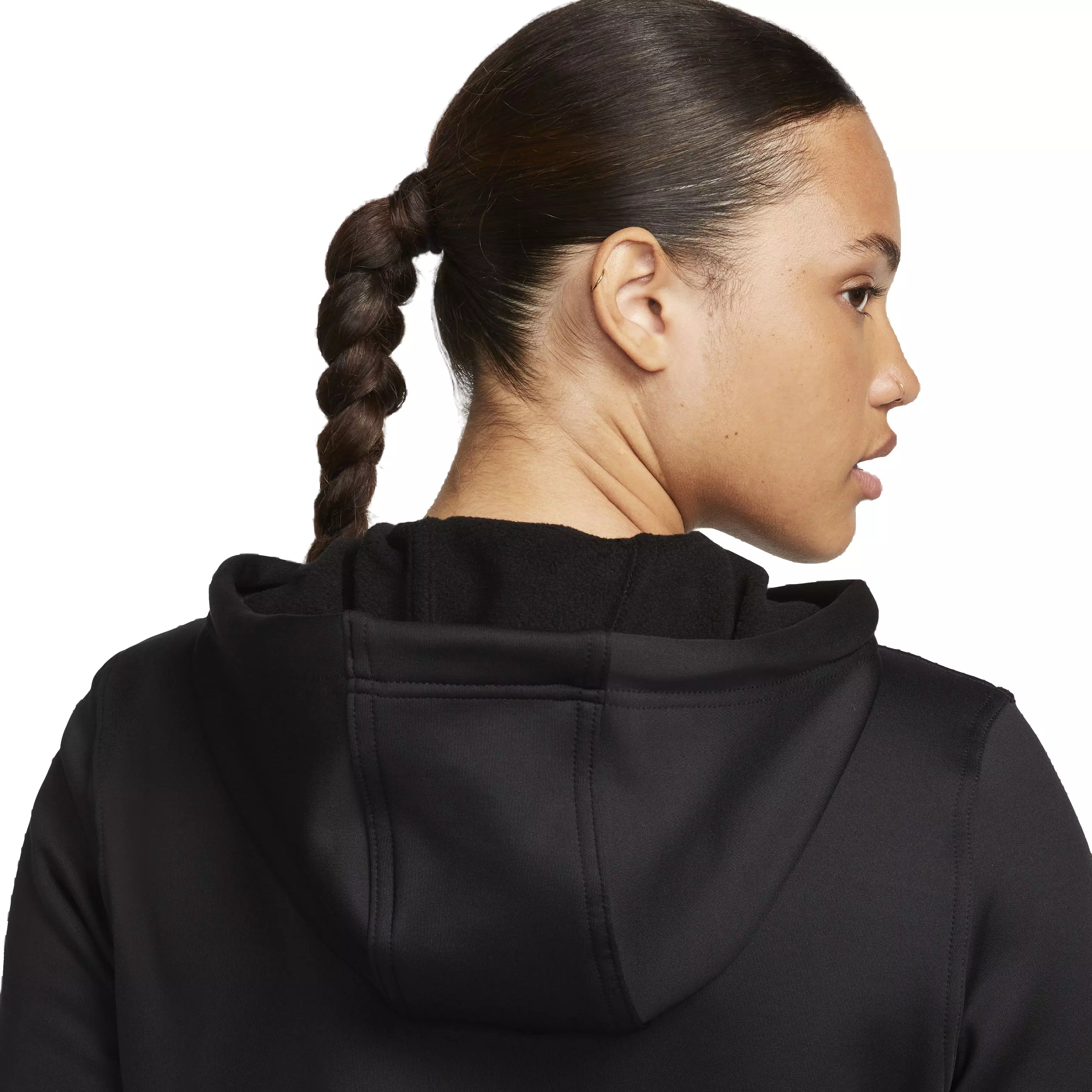 Nike Women's One Therma-FIT LBR Full-Zip Jacket - BLACK