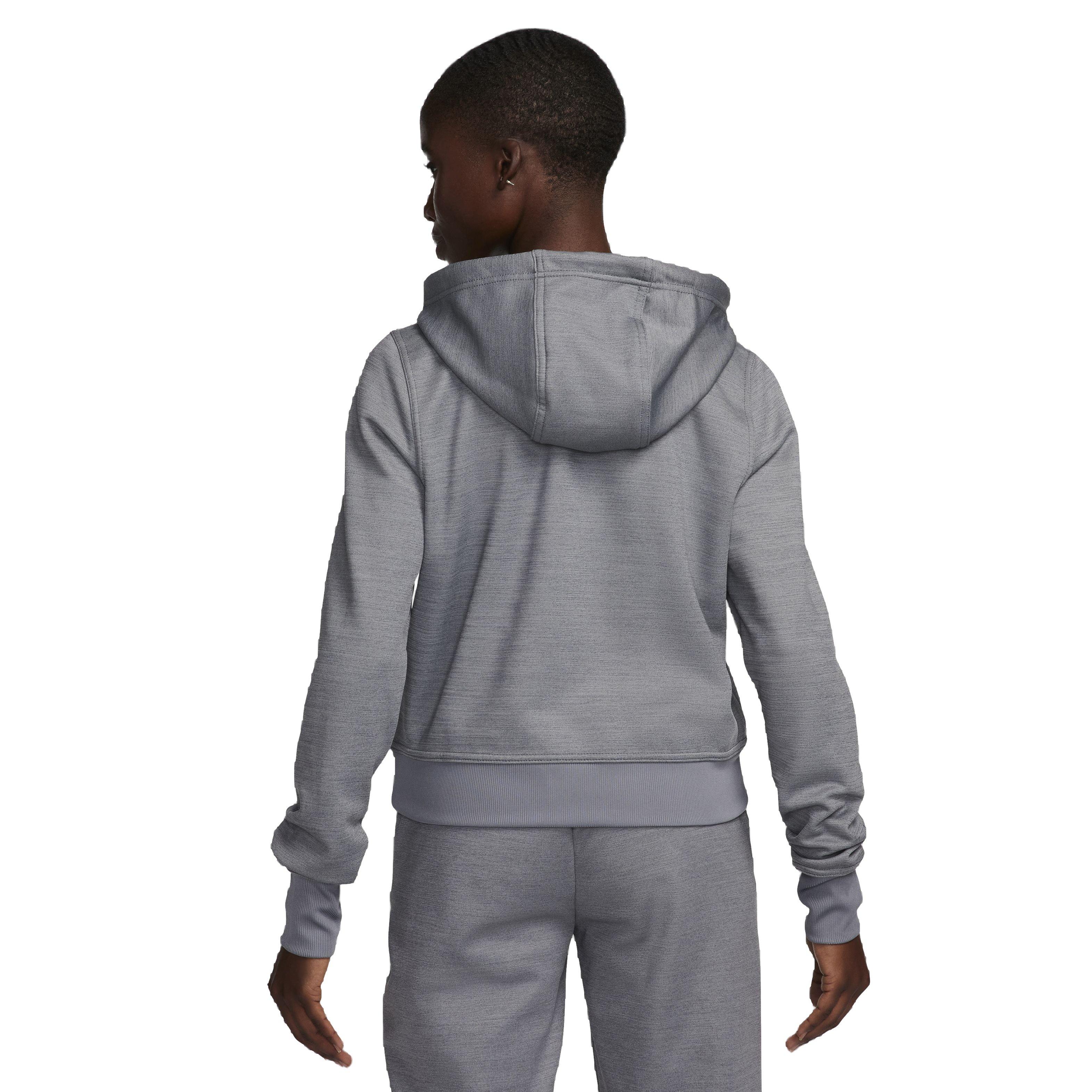 Nike Women's One Therma-FIT LBR Full-Zip Jacket - GREY Thumbnail View 2