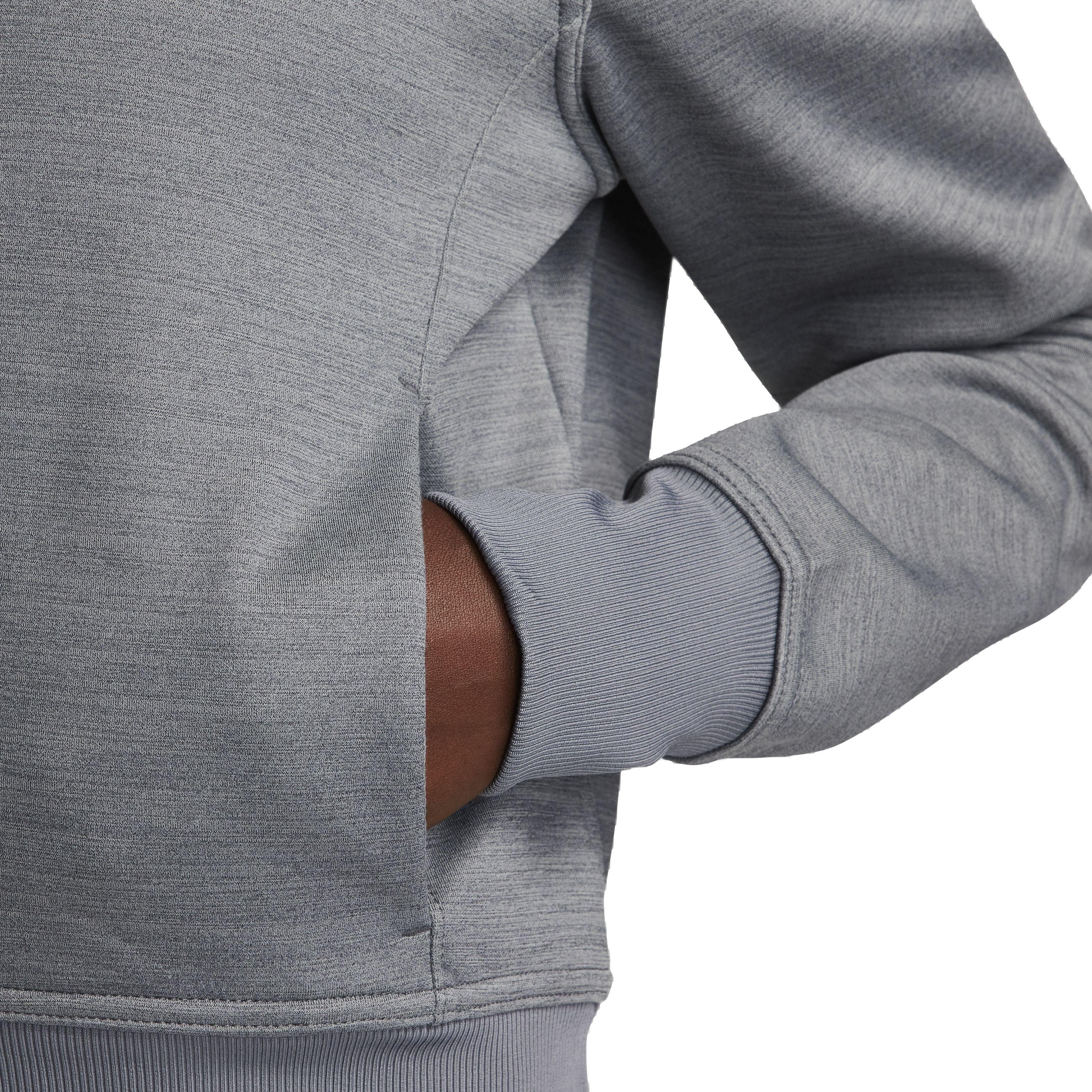 Nike Women's One Therma-FIT LBR Full-Zip Jacket - GREY Thumbnail View 4