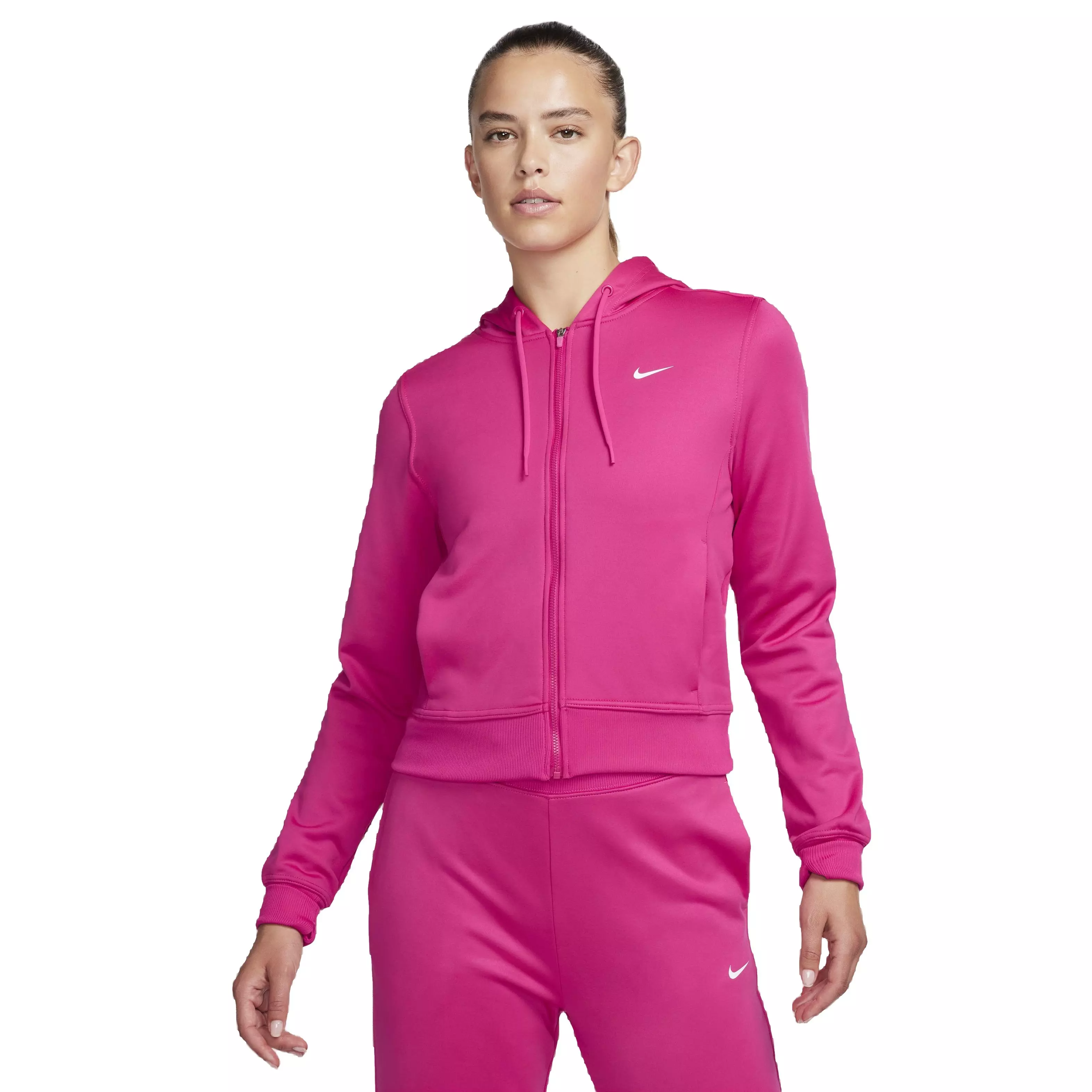 Nike Women's One Therma-FIT LBR Full-Zip Jacket - PINK