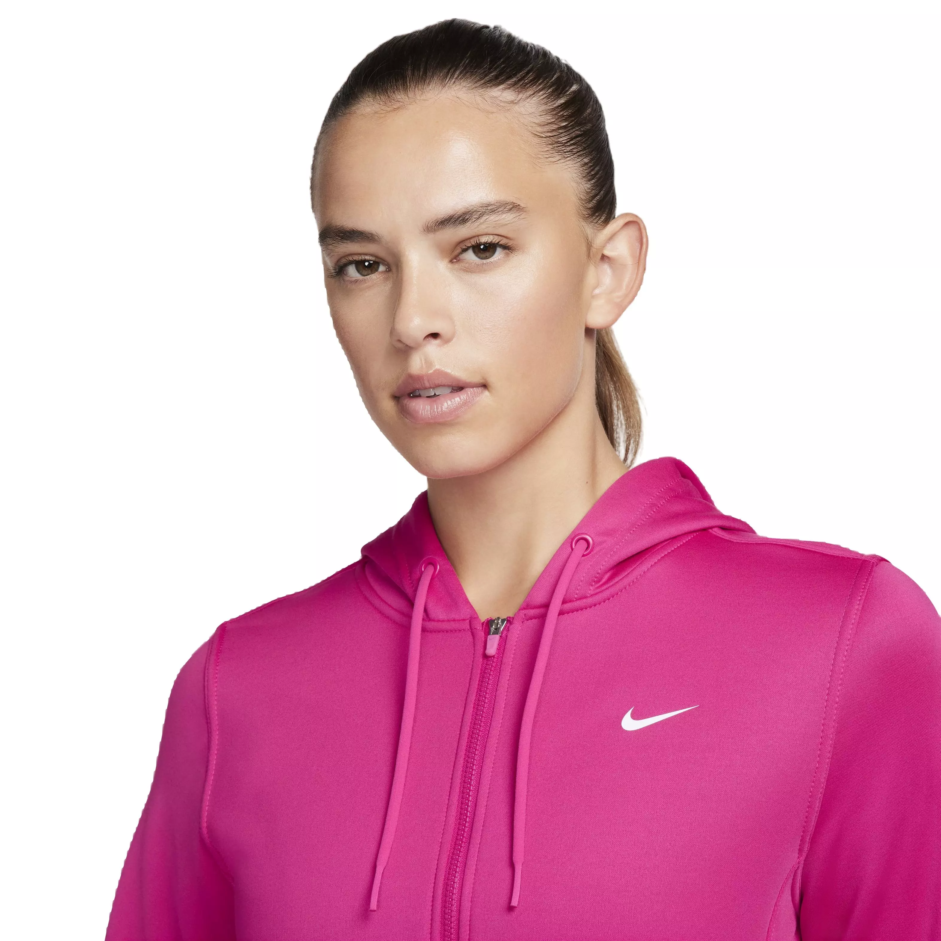 Nike Women's One Therma-FIT LBR Full-Zip Jacket - PINK